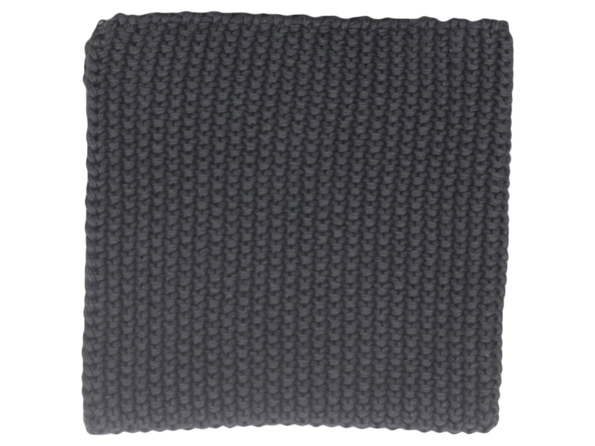 Geschirrtuch Perlstrick, kohle 