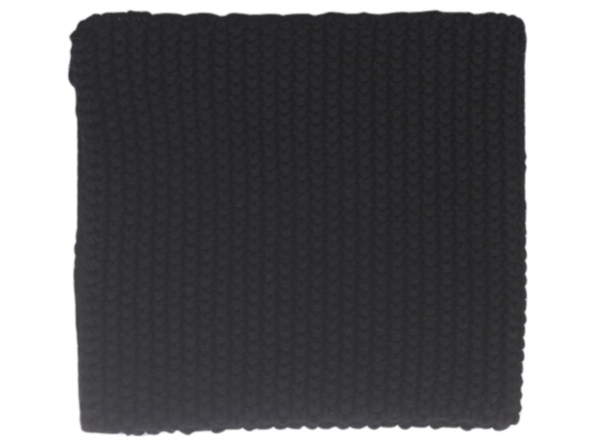 Geschirrtuch Perlstrick, schwarz 