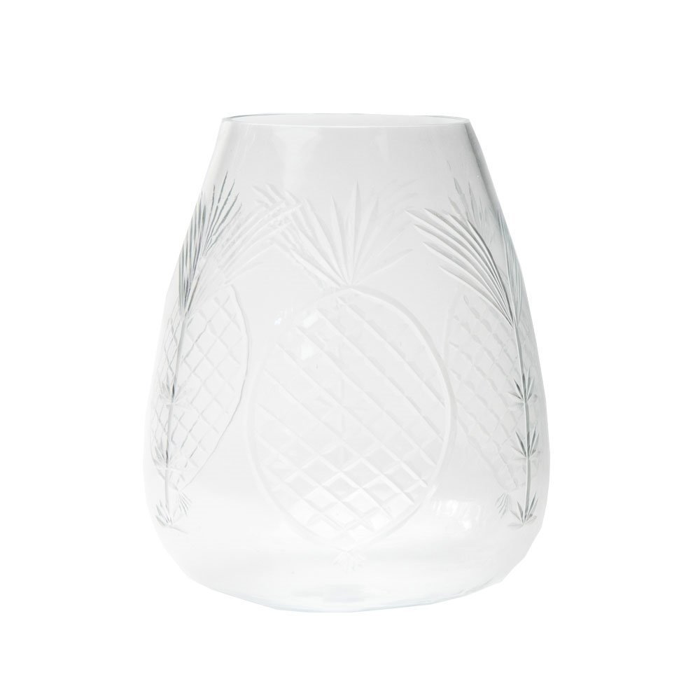 Glasvase Ananas, transparent 