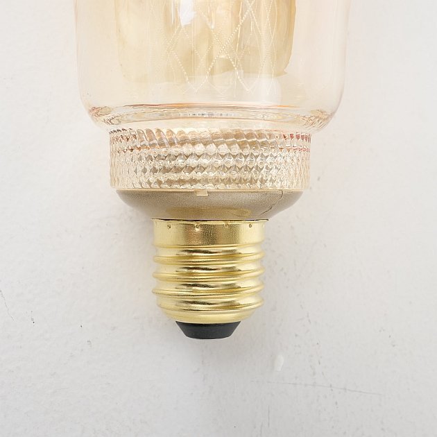 Glühbirne Toka LED, braun H 31 cm, Ø 19 cm, 4W