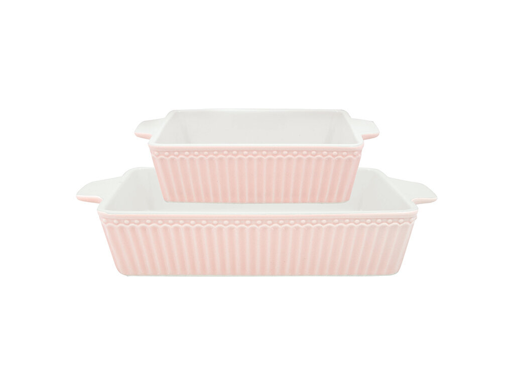 Auflaufformen 2er-Set klein Alice, rosa 