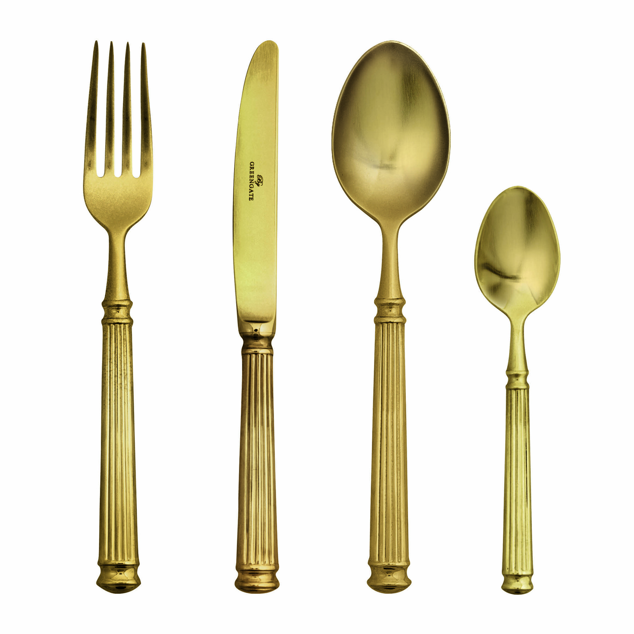 GreenGate Besteck Gold 4er Set, gold