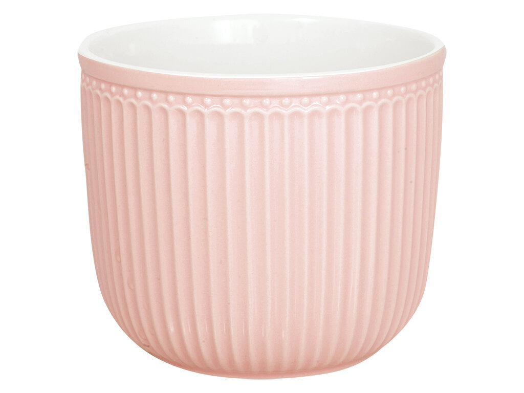 Blumentopf Alice aus Steingut, pale pink Ø 14 x H12 cm