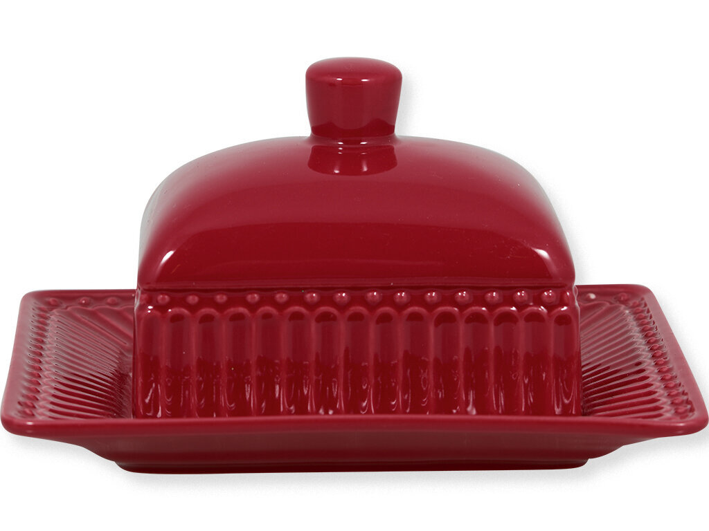 Butterdose Alice, claret red L14 x B12 x H8 cm