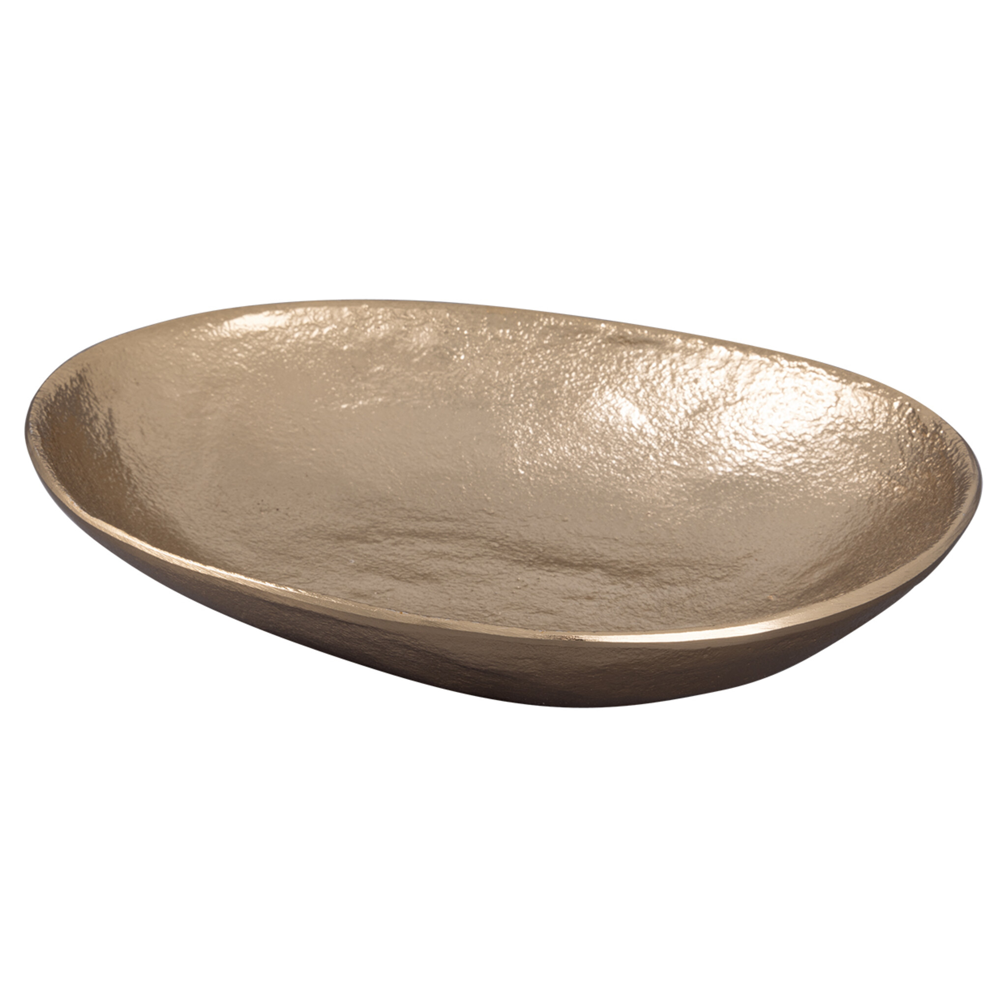 Deko Schale Gold, gold 25,5 x 19,5 cm