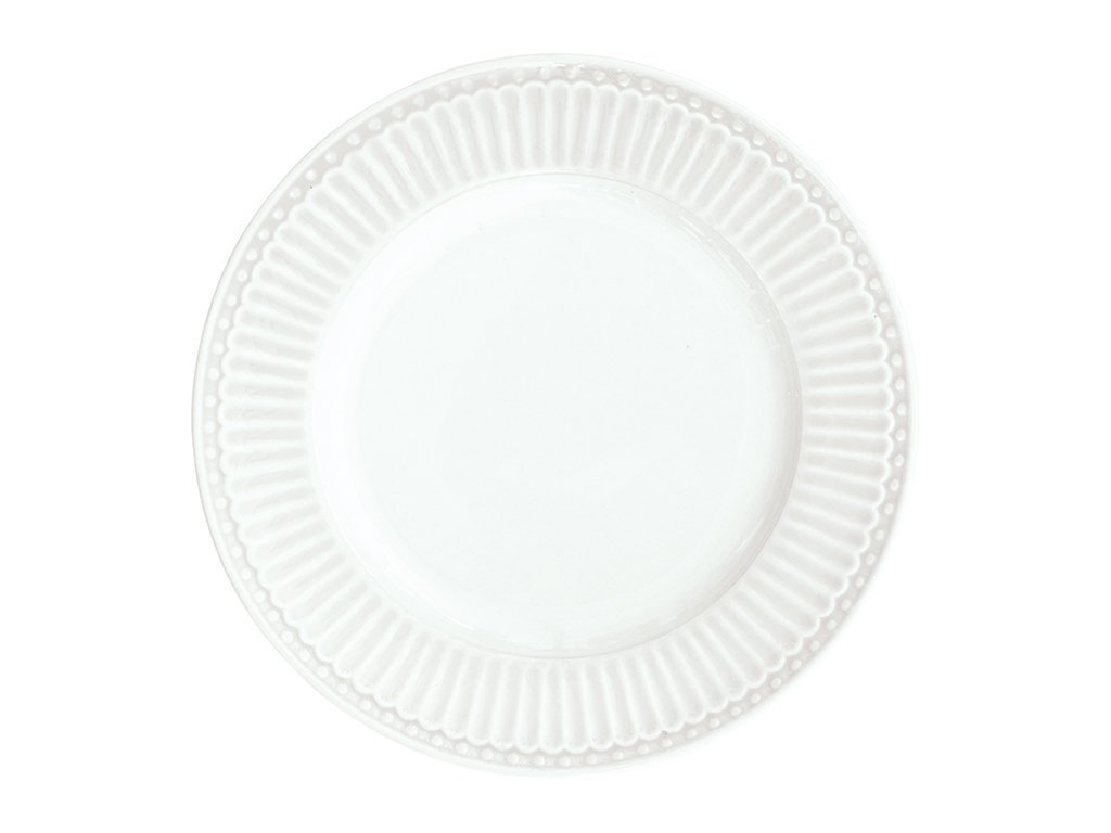 Dessert Teller Alice, white 