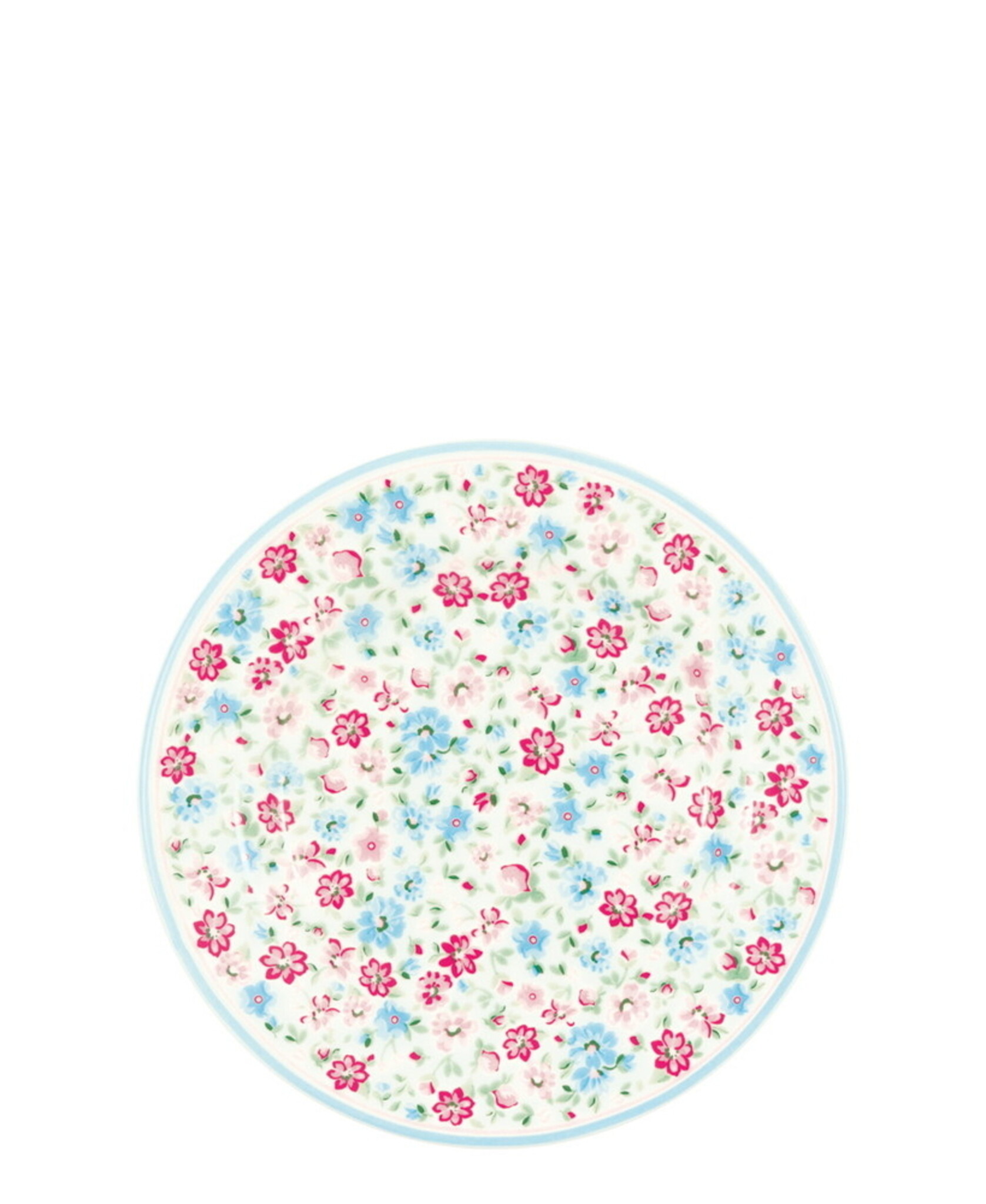 Dessert-Teller Louisa white, pink 