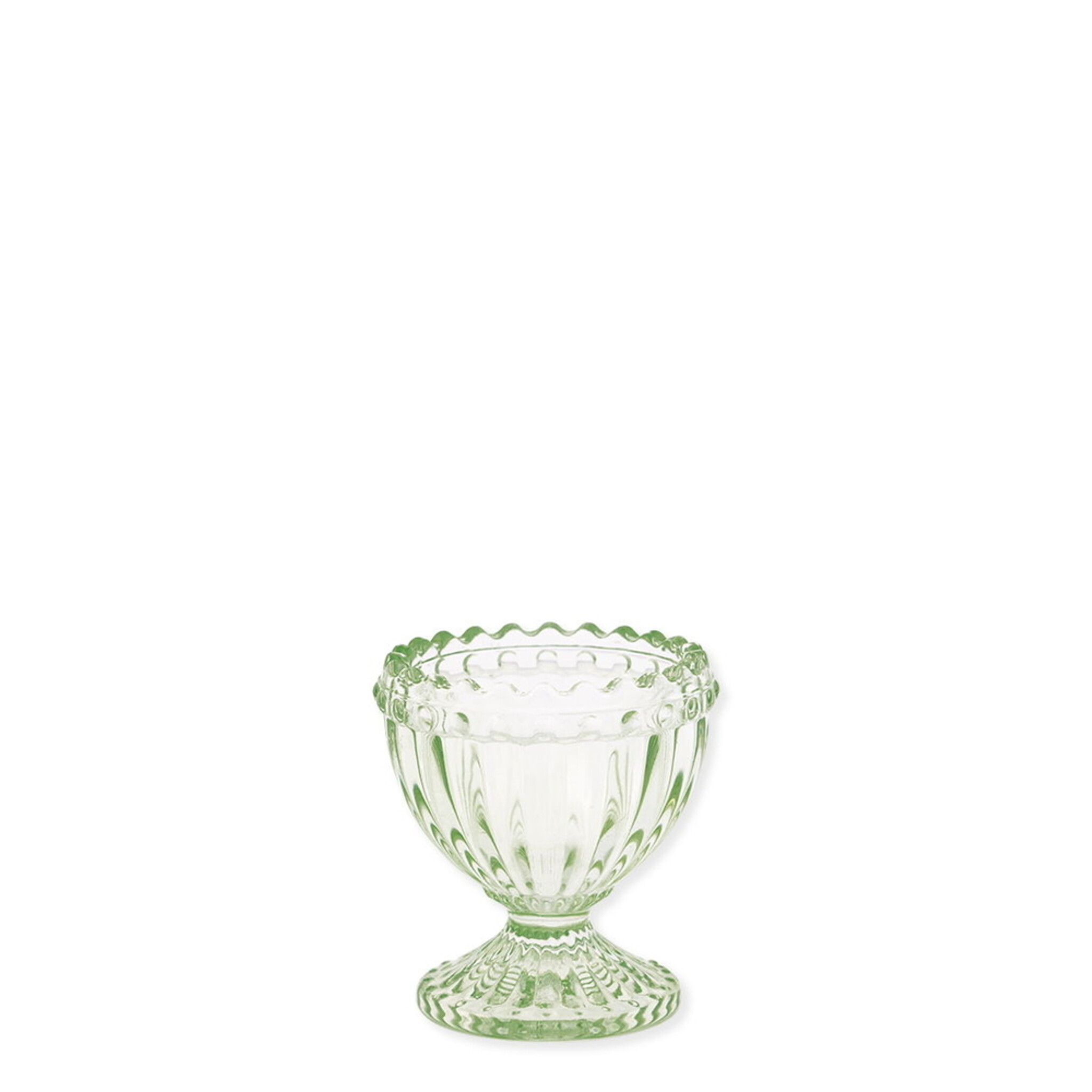 Eierbecher aus Glas Alice, pale green 