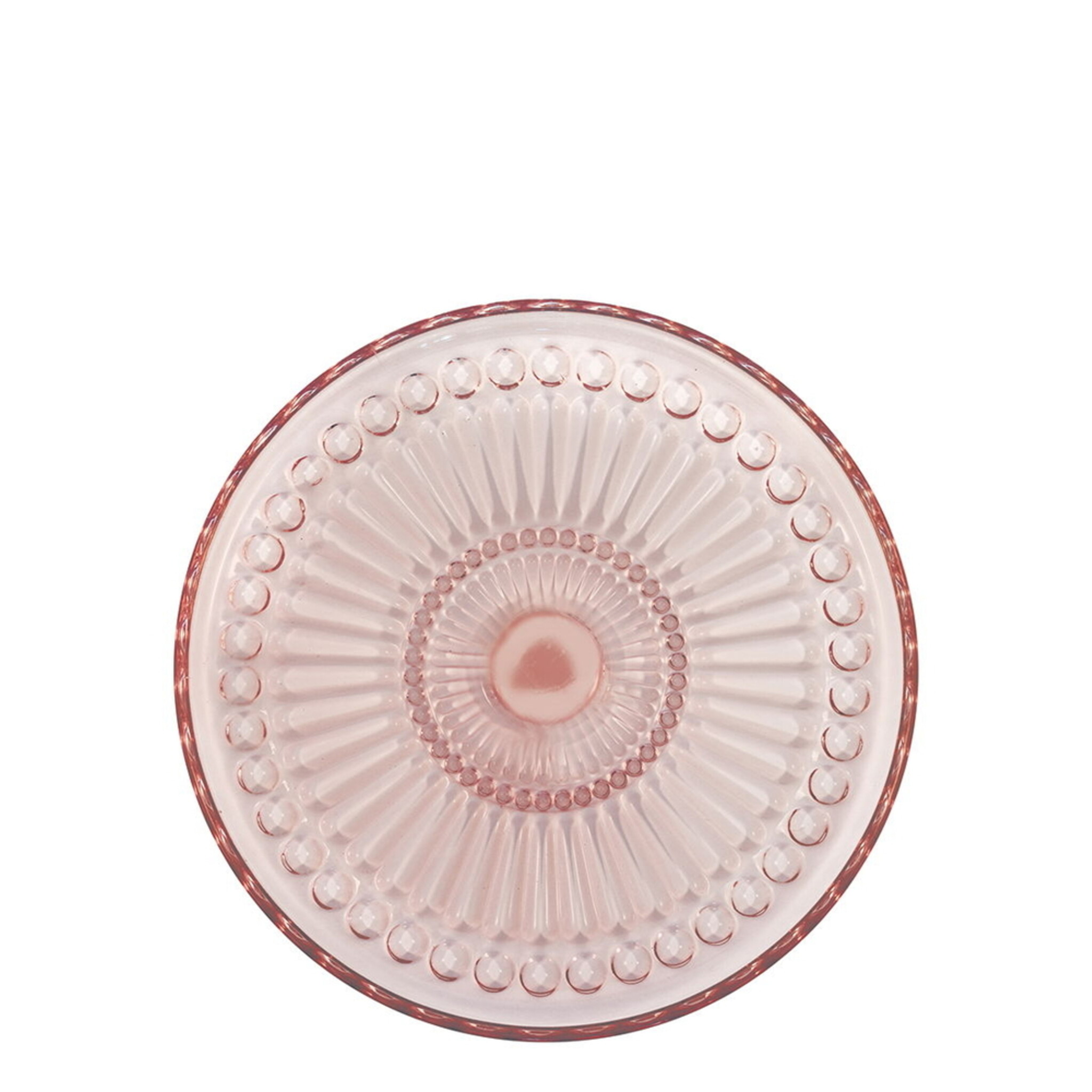 Glasteller Alice, pale pink 