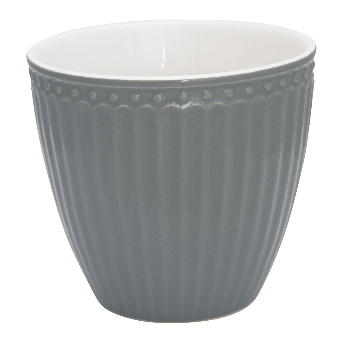Kleine Latte Tasse Alice, stone grey