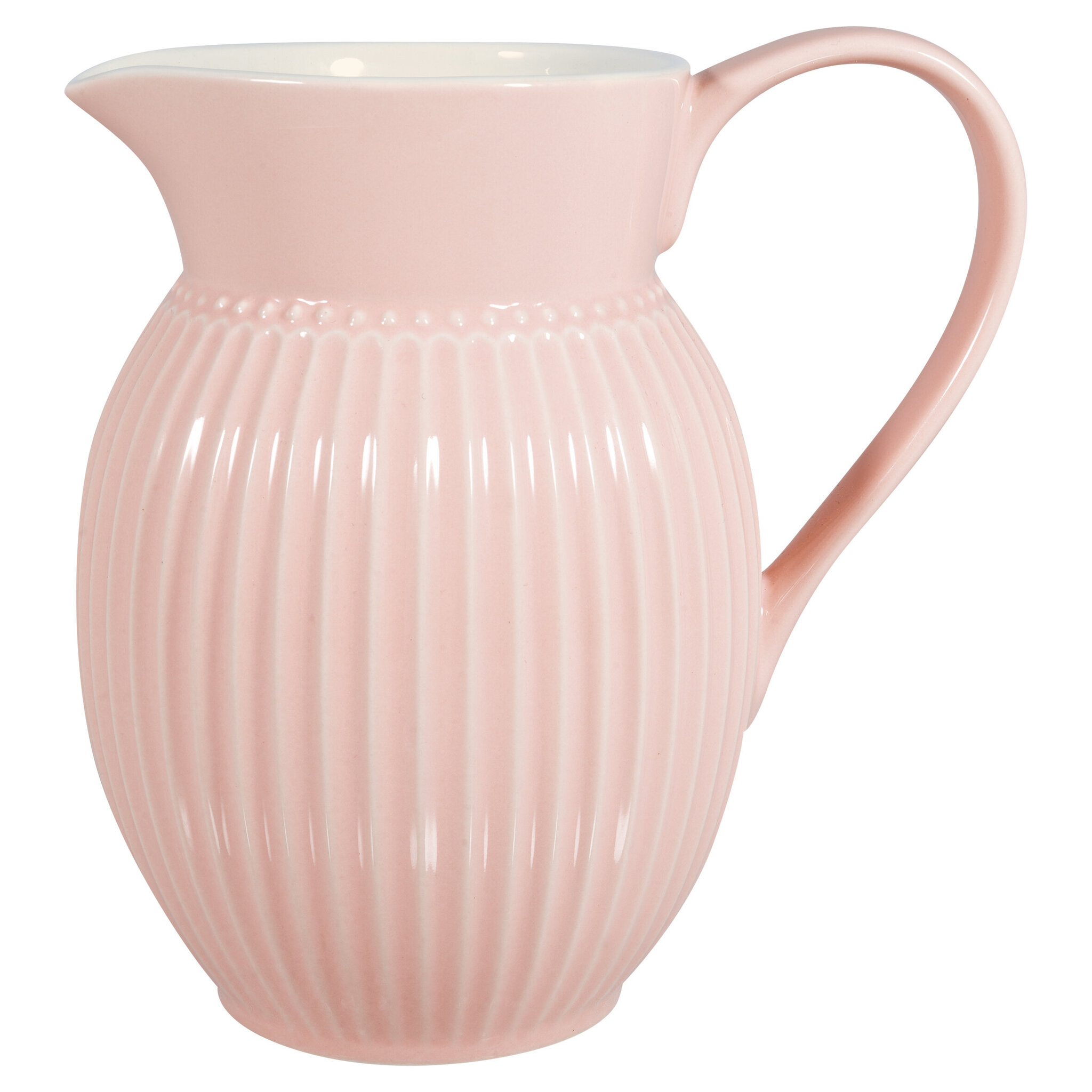 Krug aus Steingut Alice, pale pink Ø 13,5, Höhe 18,5 cm, 1,5L
