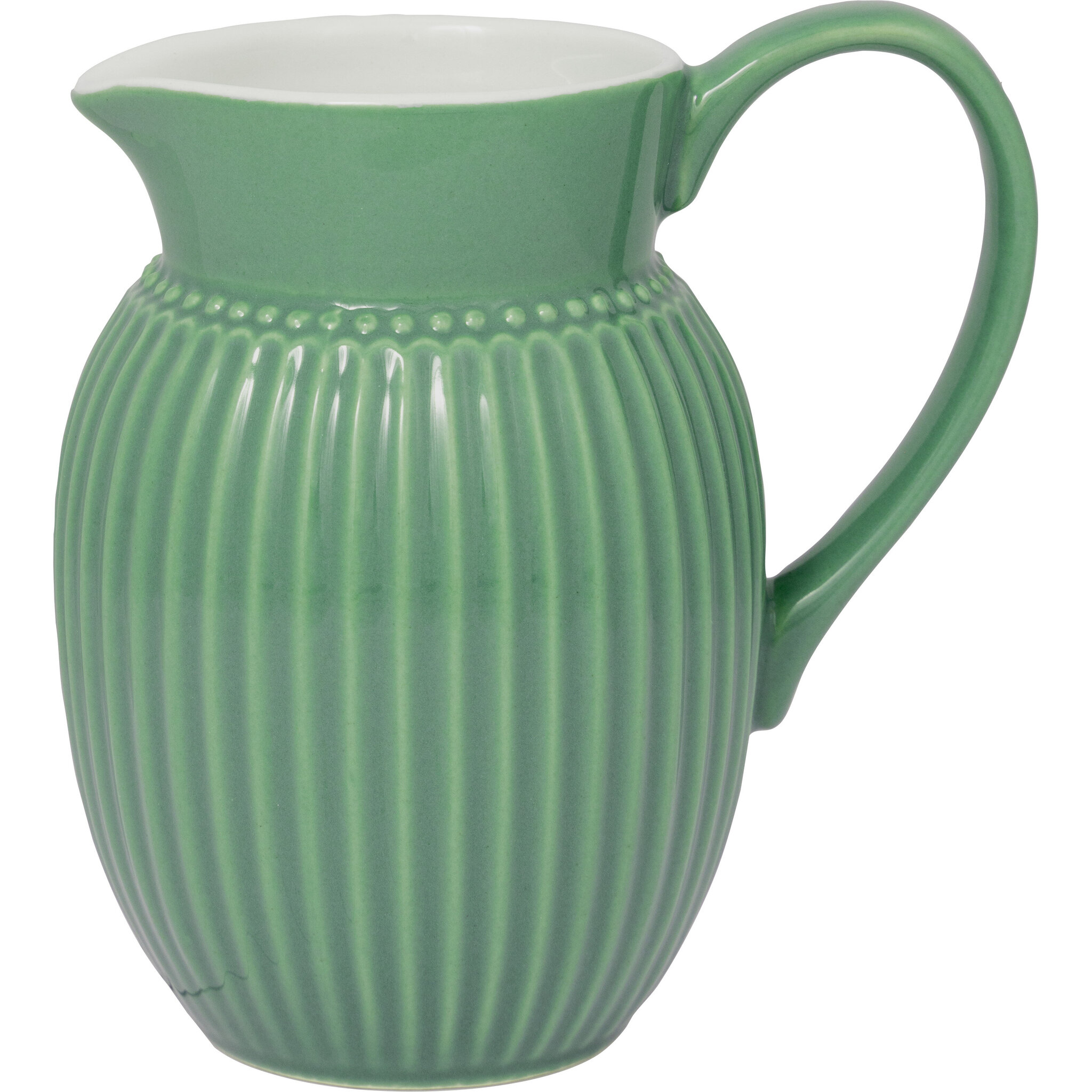 Krug aus Steingut Alice, dusty green Ø 10, Höhe 13 cm, 0,5L