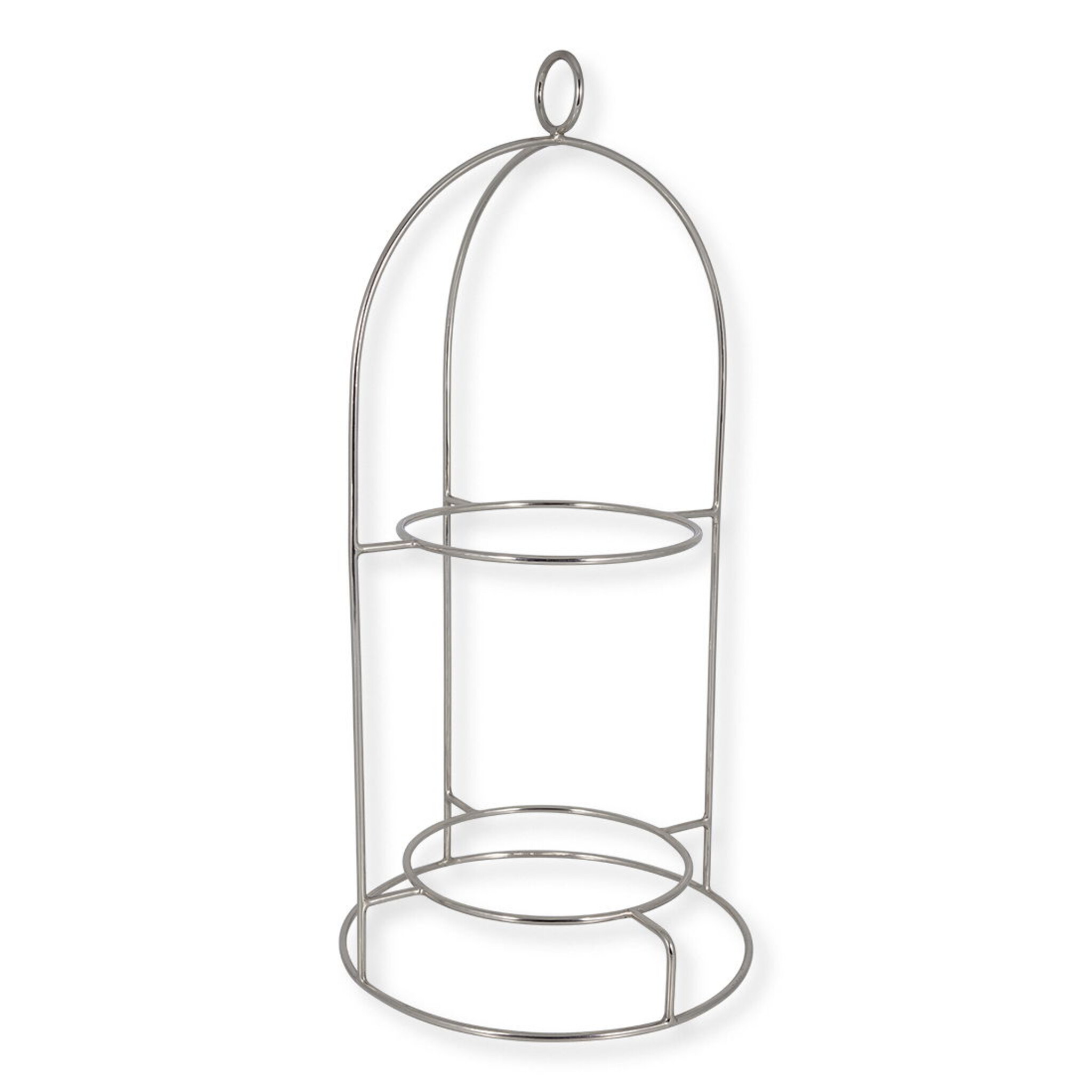 Kuchentellerhalter, silber 