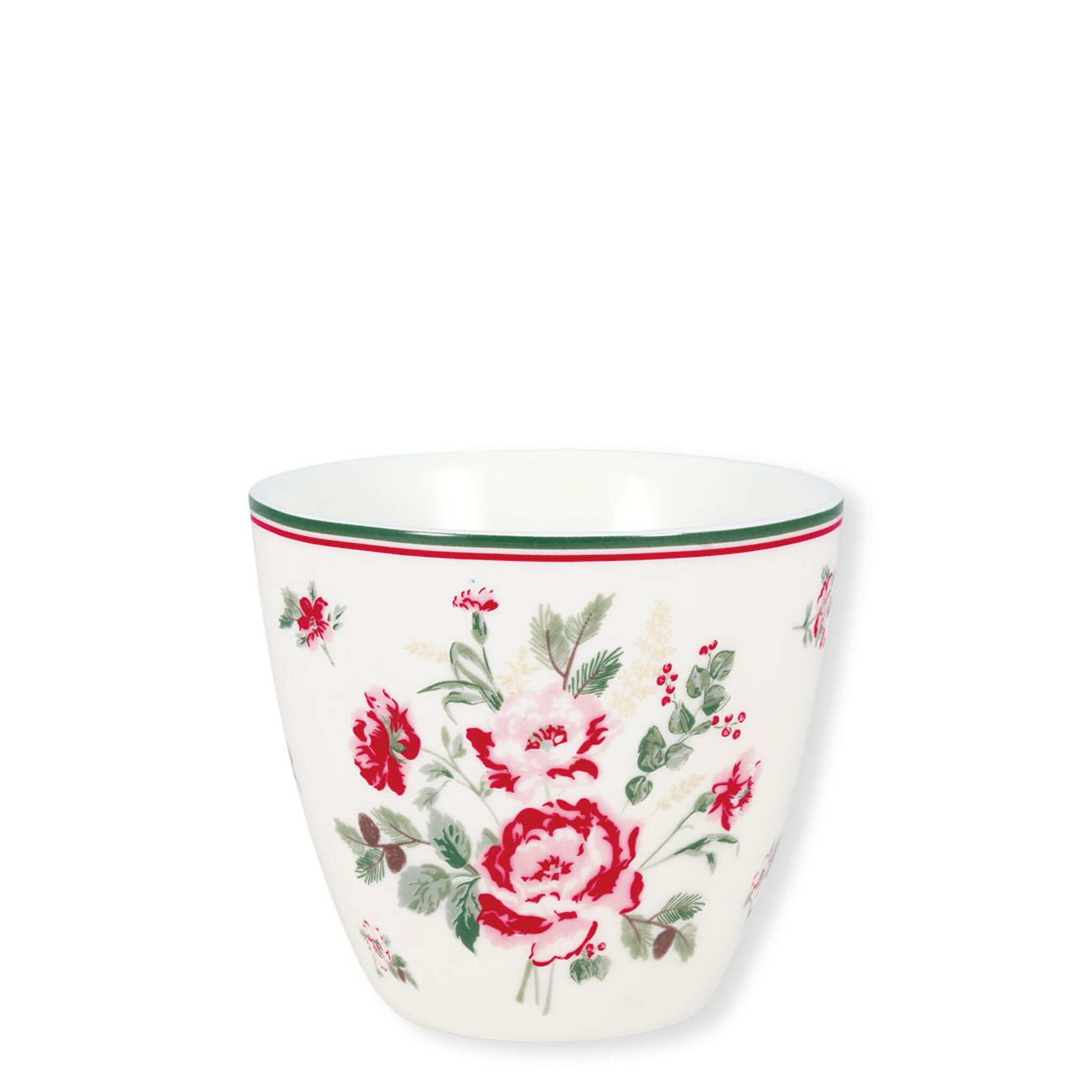 Latte Becher Leonora, weiss 