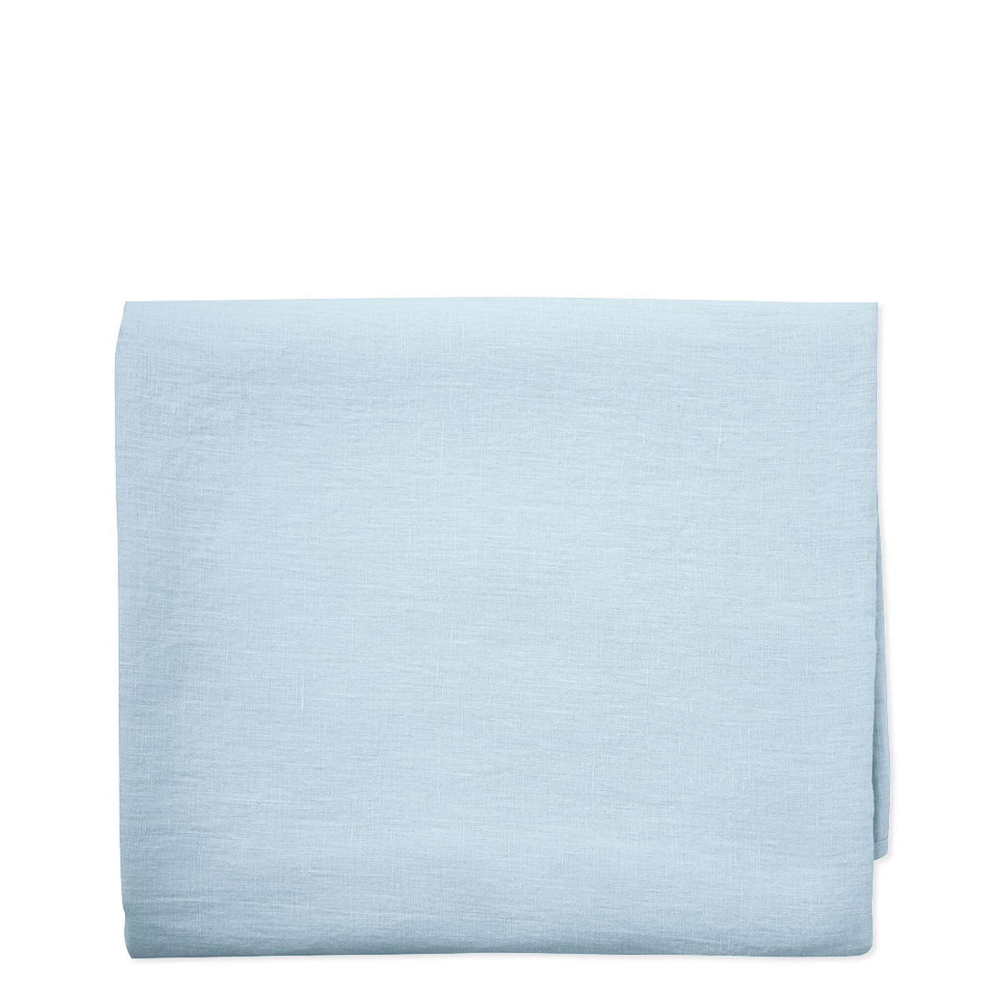 Leinen Tischdecke, pale blue 