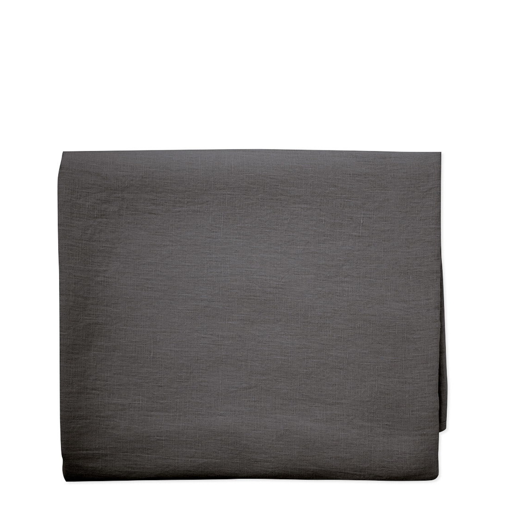 Leinen Tischdecke, pale grey 