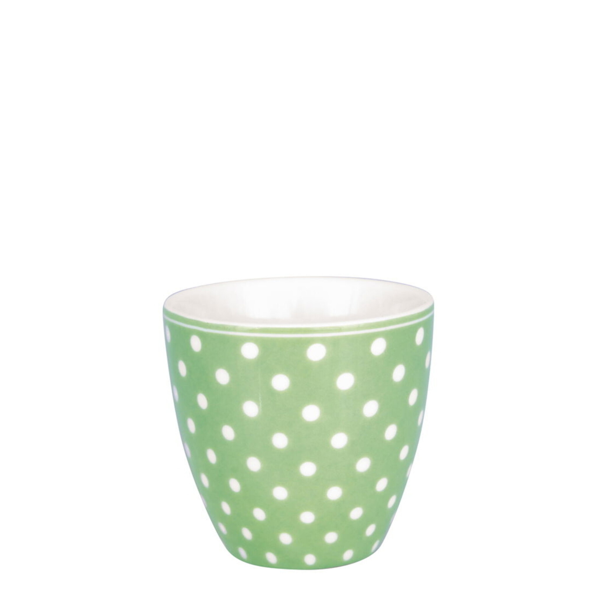 Mini Latte Cup Dotty, pale green 