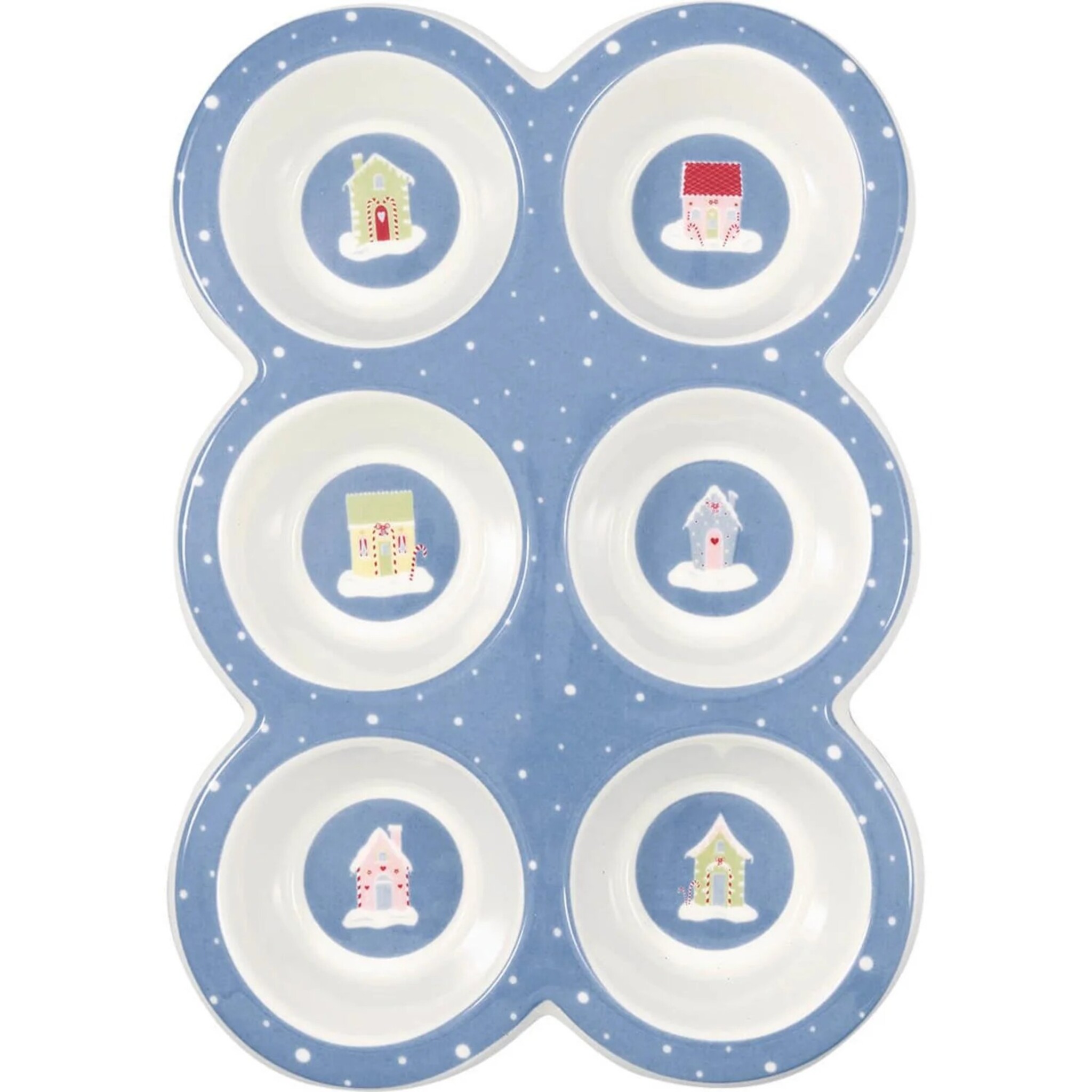 Muffin-Backform Laura Christmas, blau