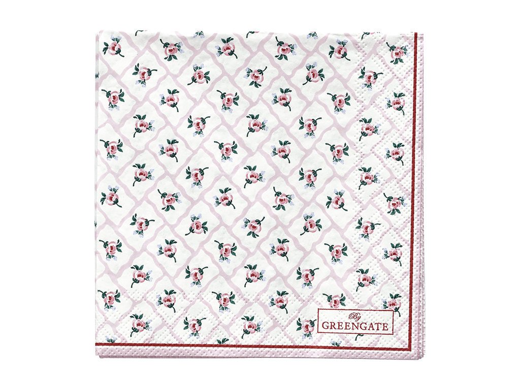 Kleine Servietten Rita, pink 