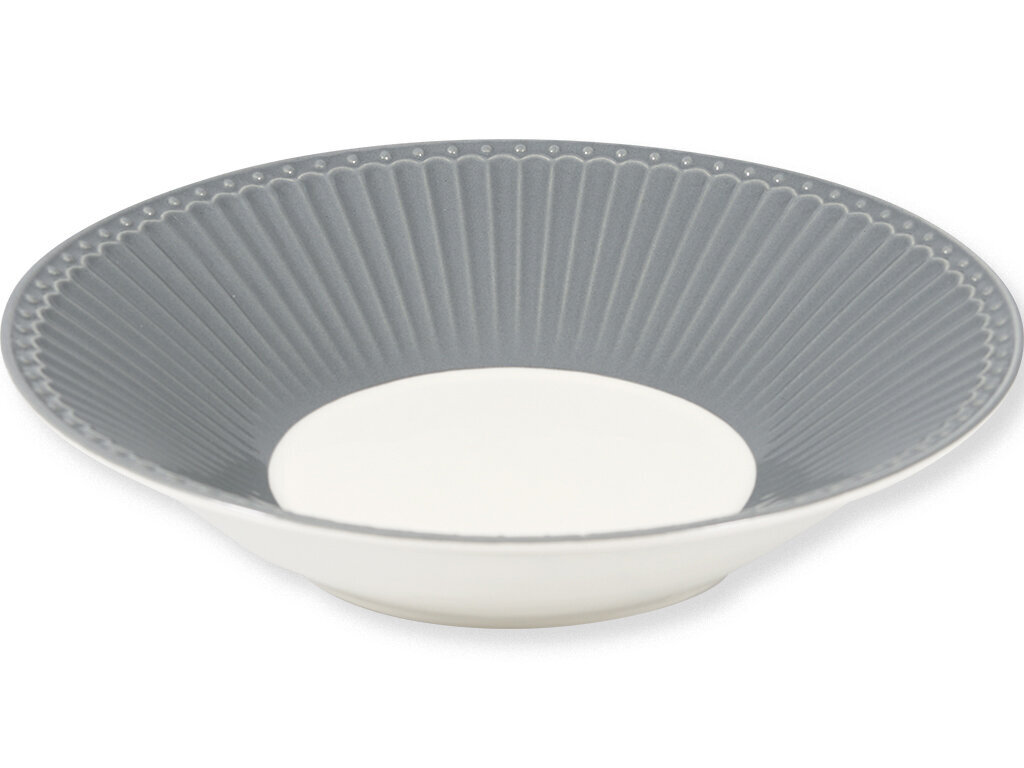 Pasta Teller Alice, stone grey 