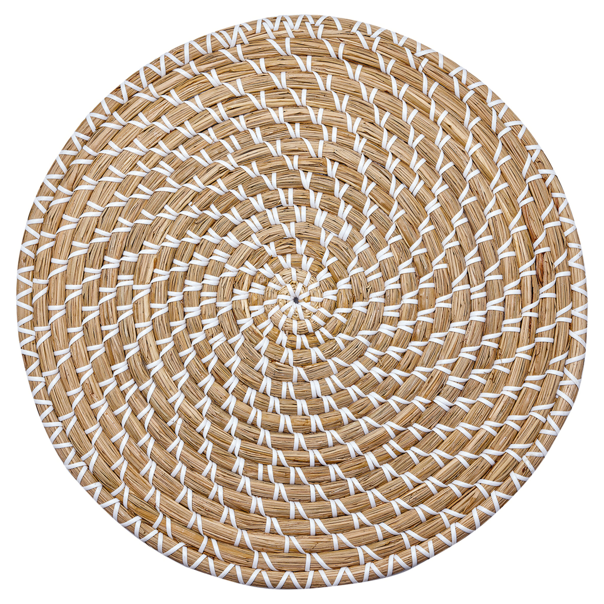 Platzset rund, natur, natur 