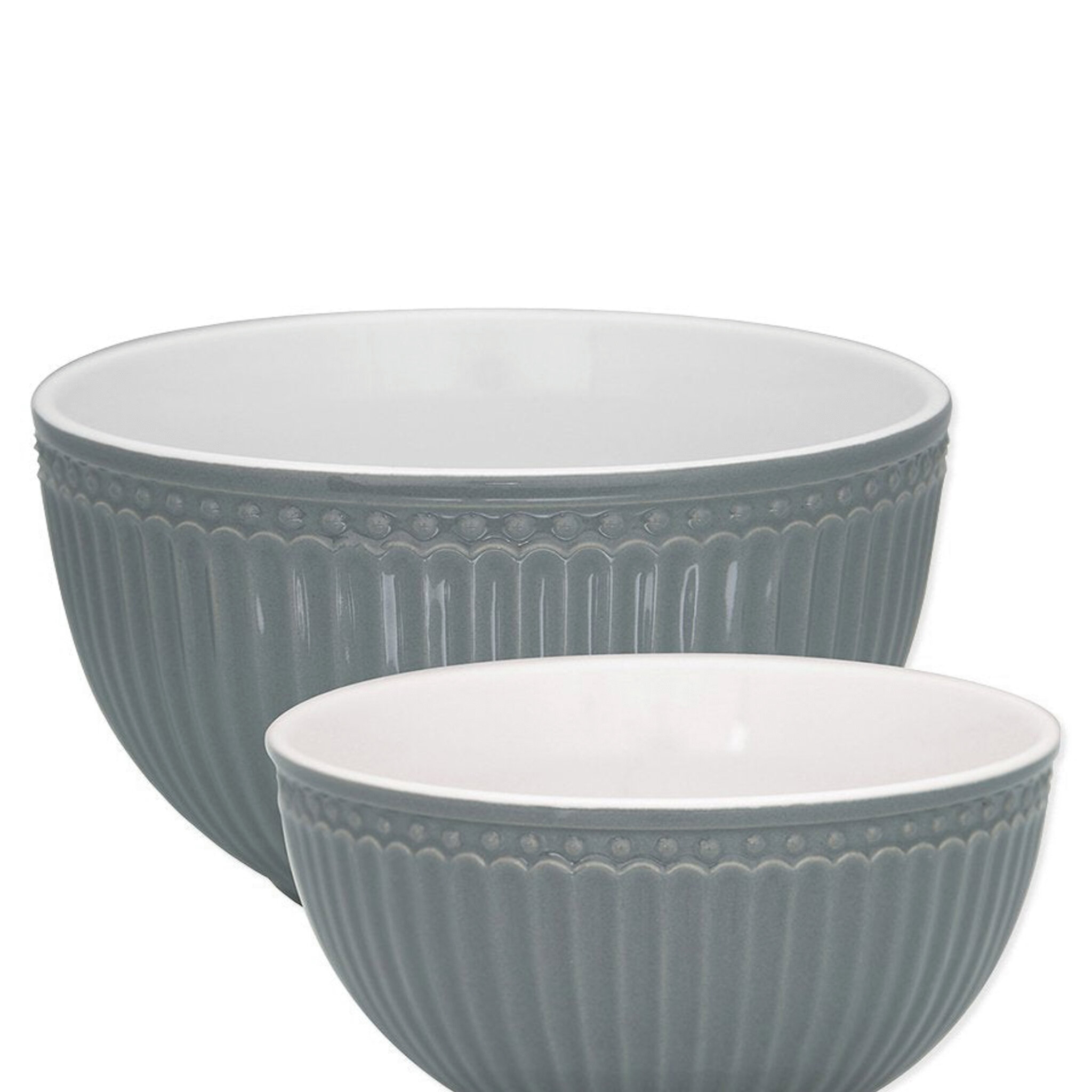 Schüssel 2er-Set Alice Everyday, stone grey 