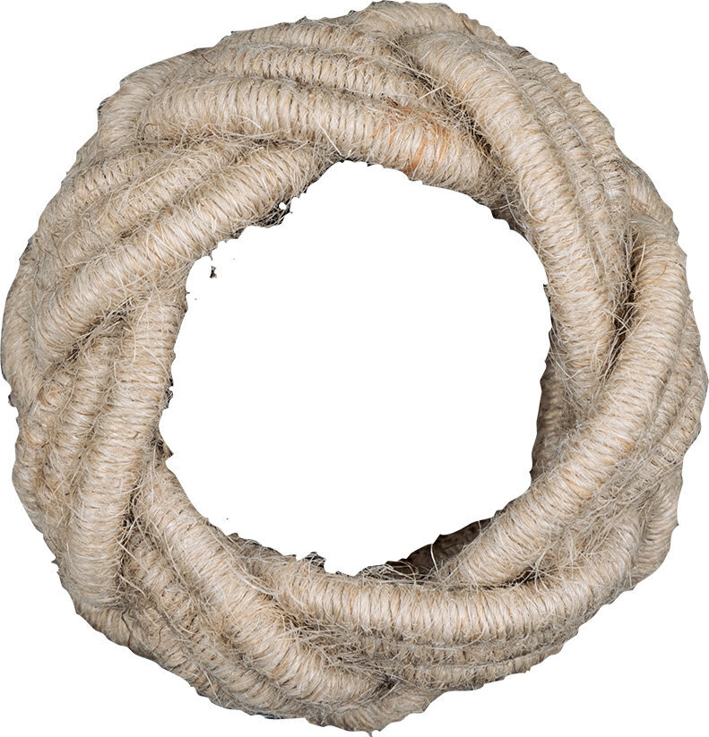 Serviettenring aus Jute, beige