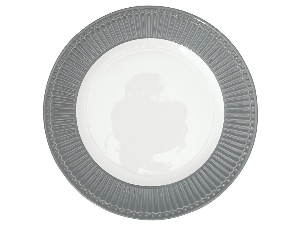 Greengate Speiseteller Alice, stone grey 