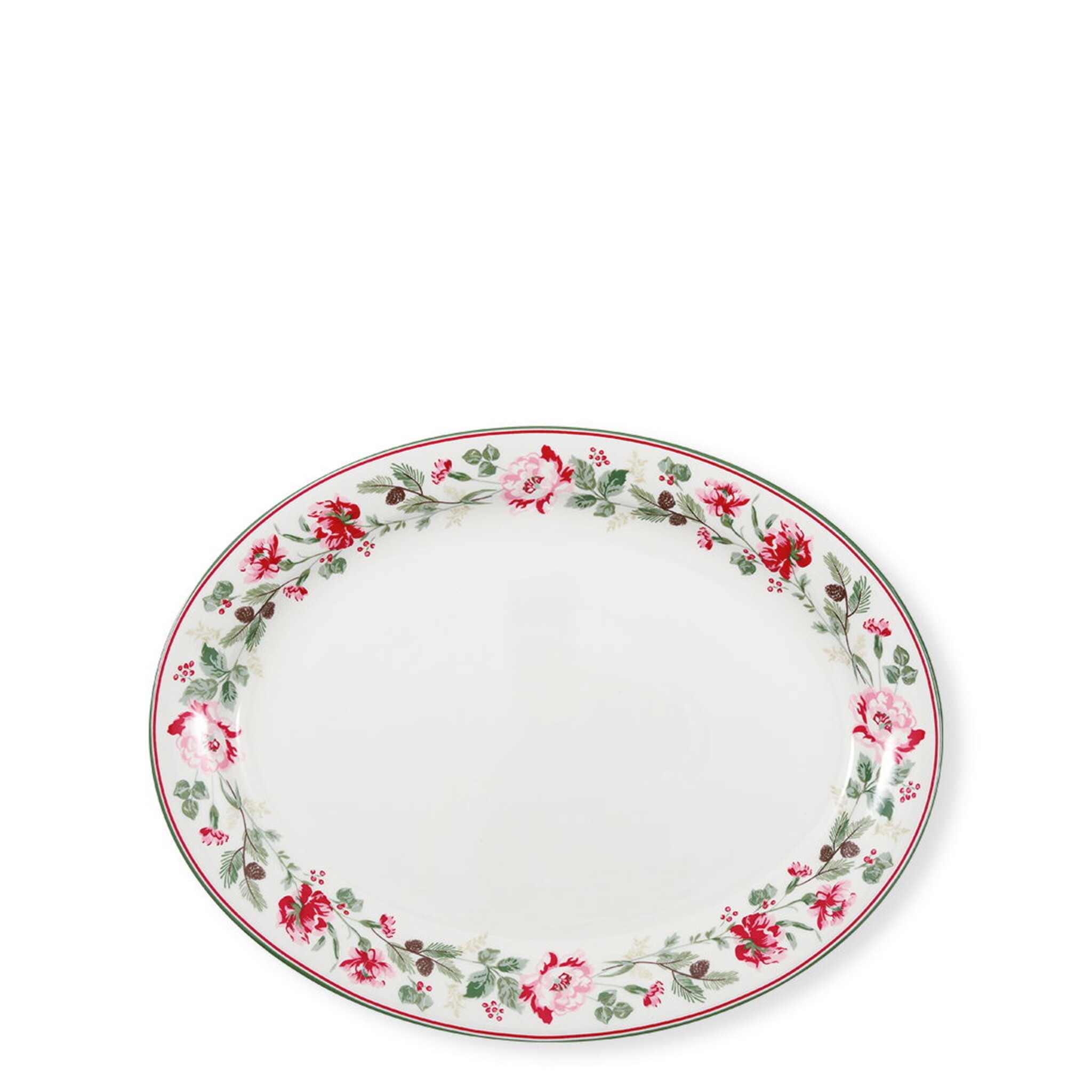 Speiseteller Servierplatte Leonora, weiss 