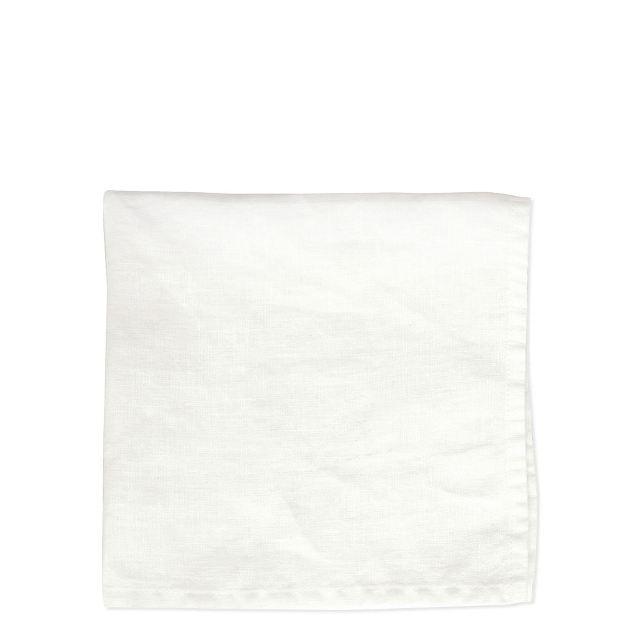 Stoffserviette Leinen, weiss 