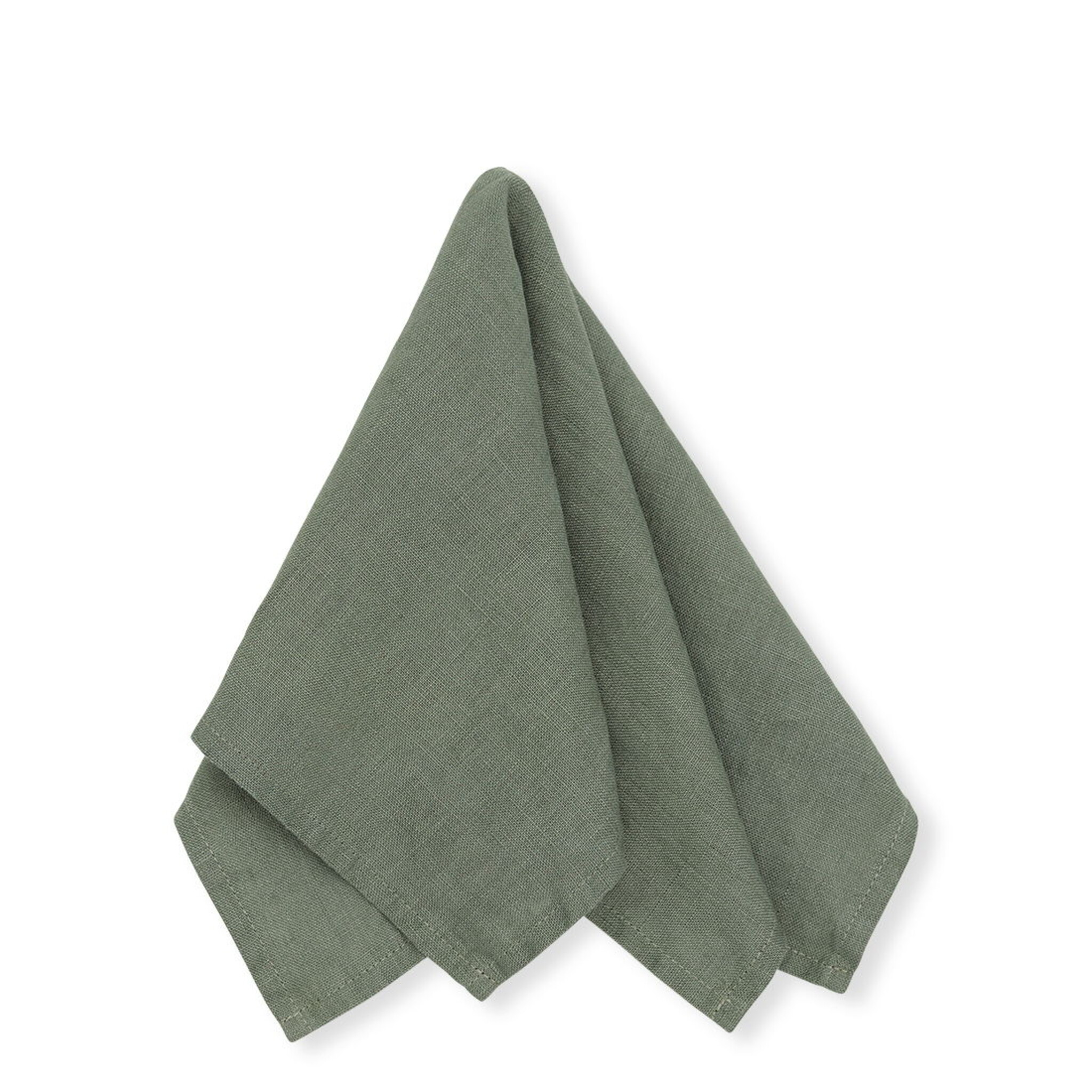 Stoffserviette Leinen, green 