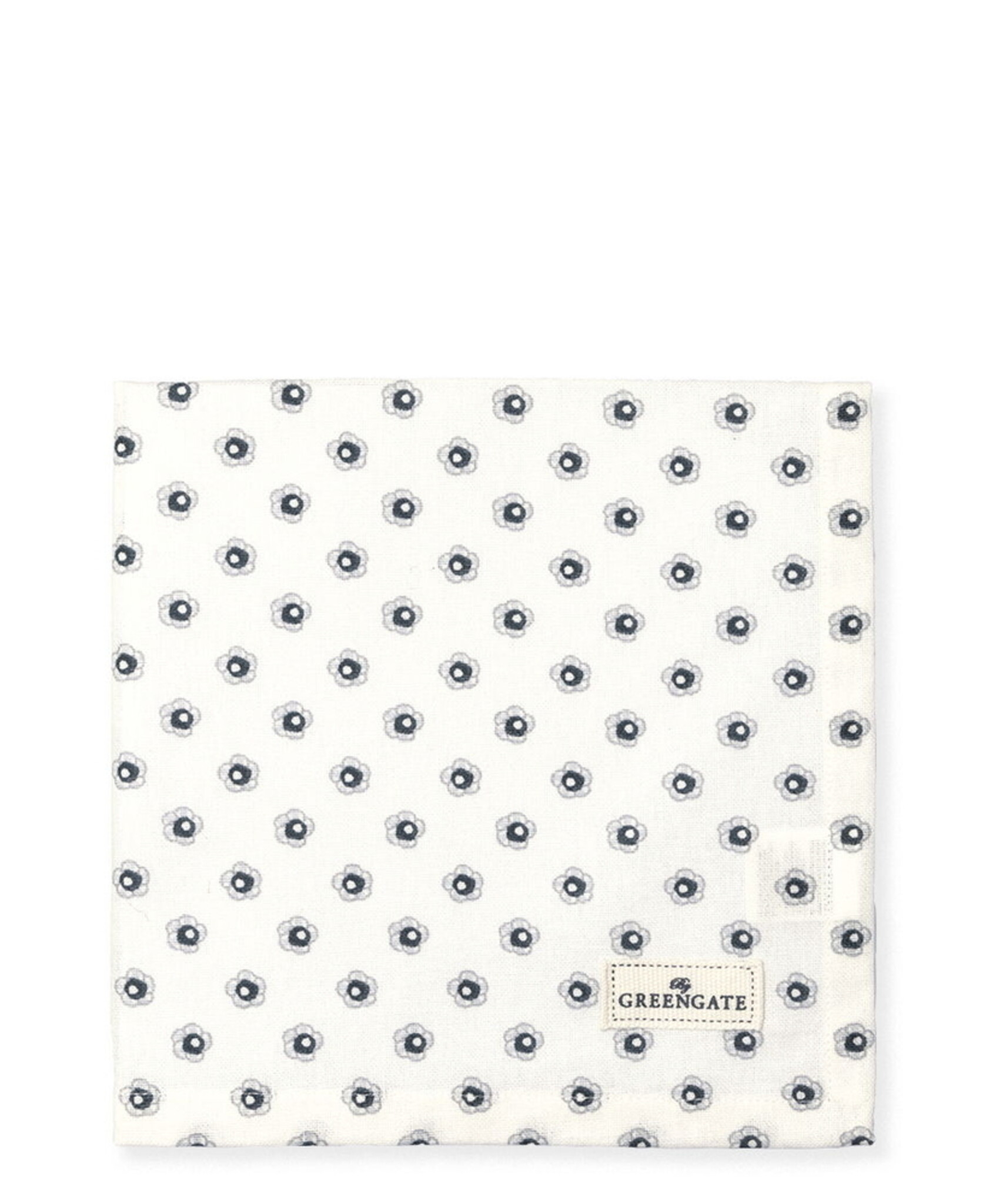 Stoffserviette Malia White, weiss 