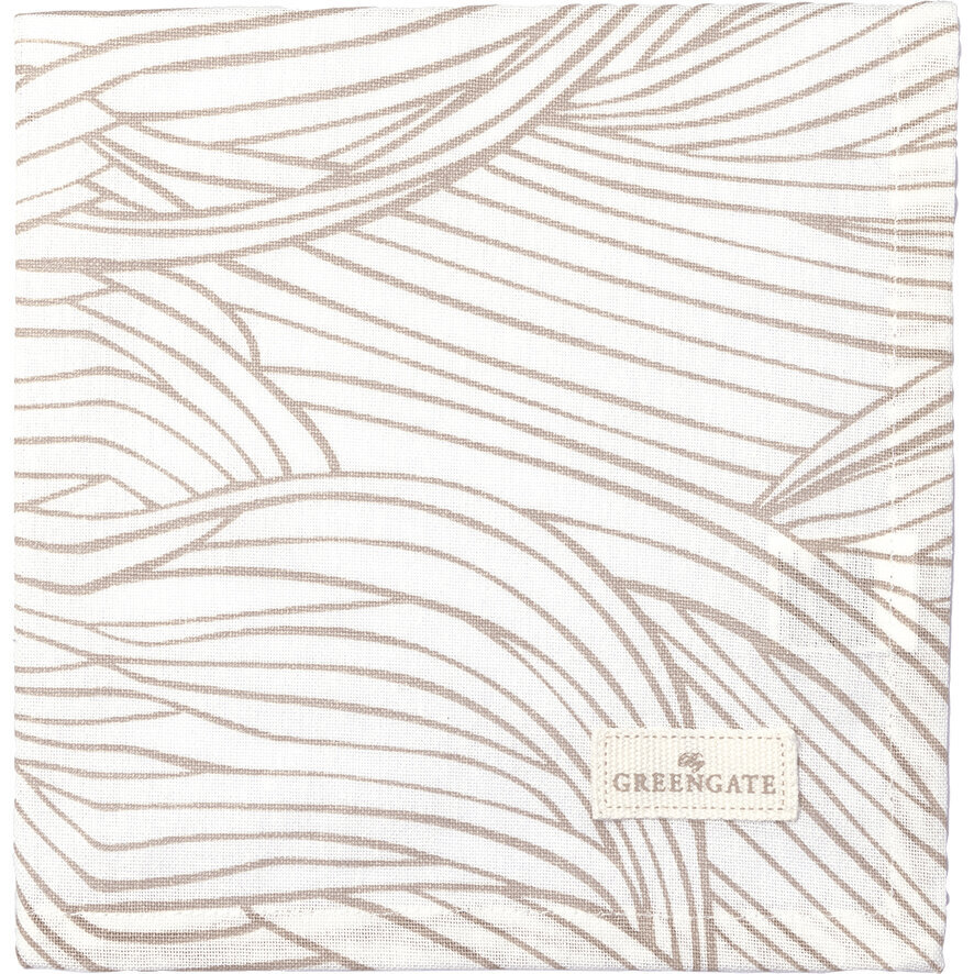 Stoffserviette Wilja, beige 