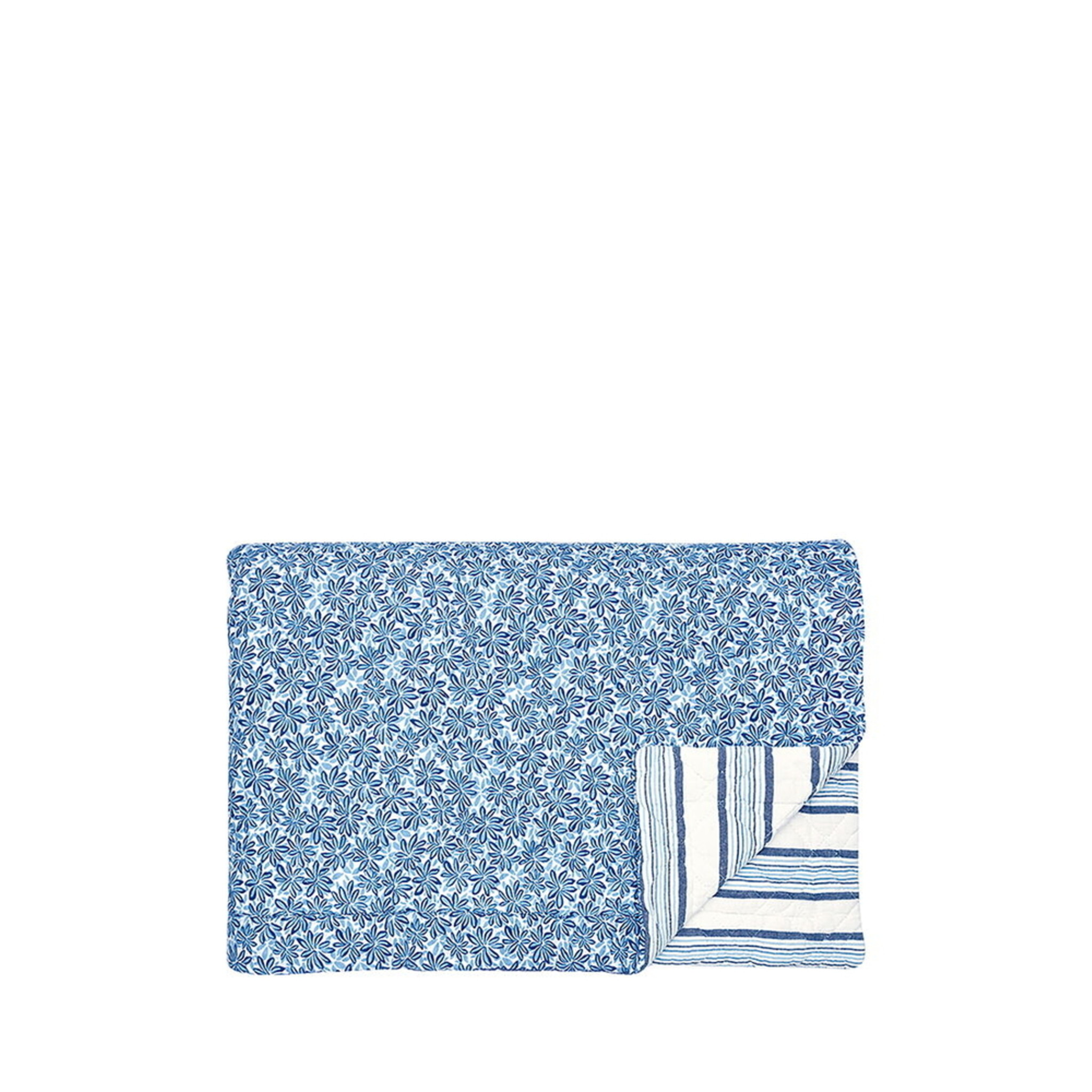 Tagesdecke Linea blue, blau 260 x 250 cm