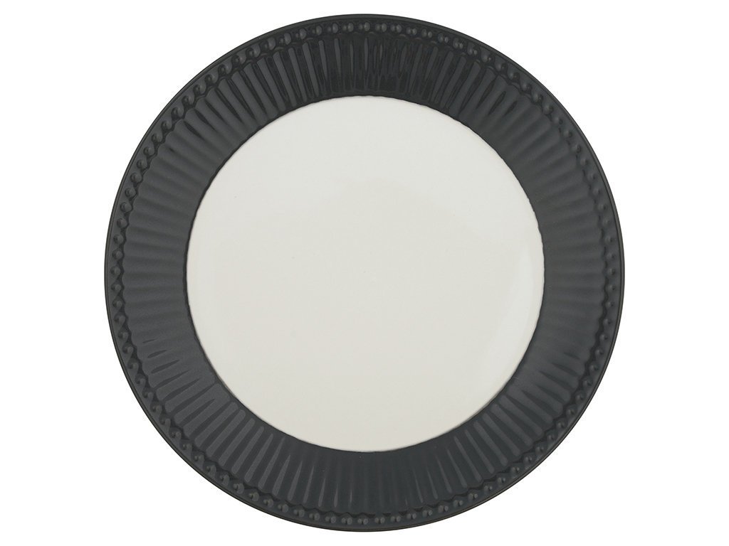 Frühstücksteller Alice, dark grey