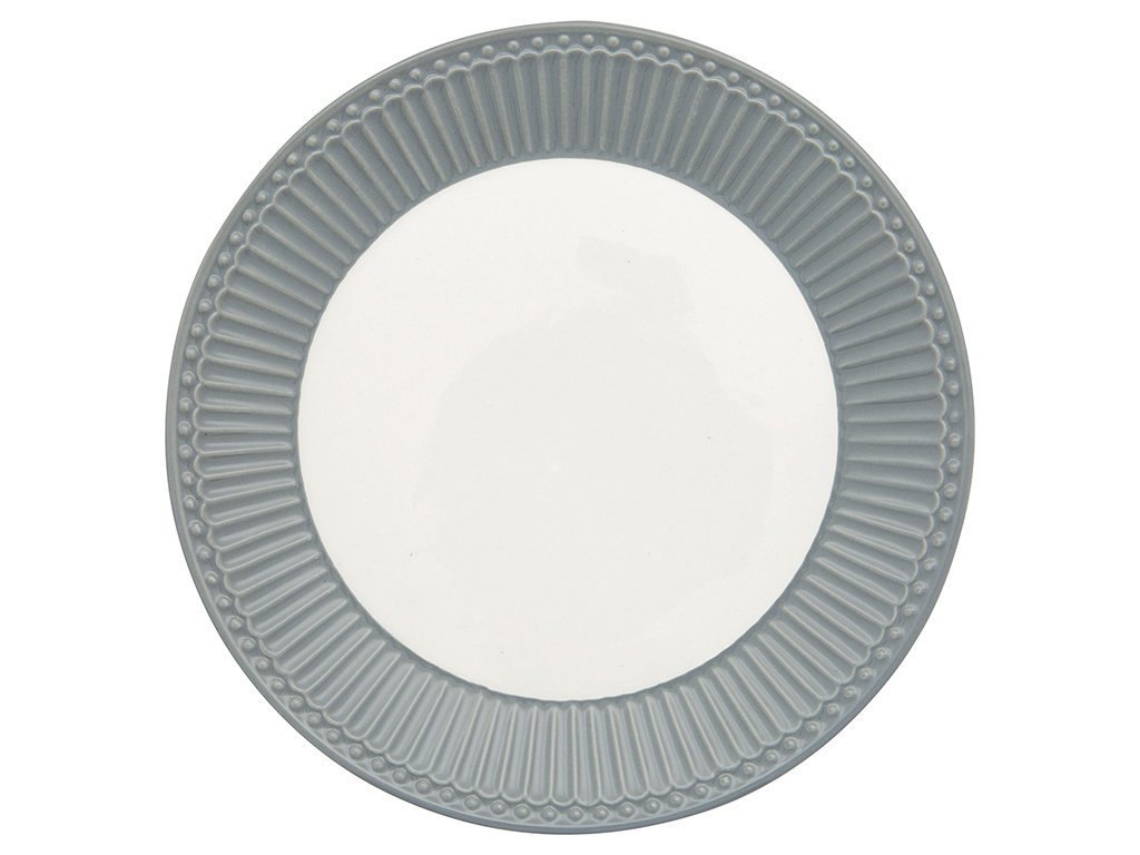 Frühstücksteller Alice, stone grey