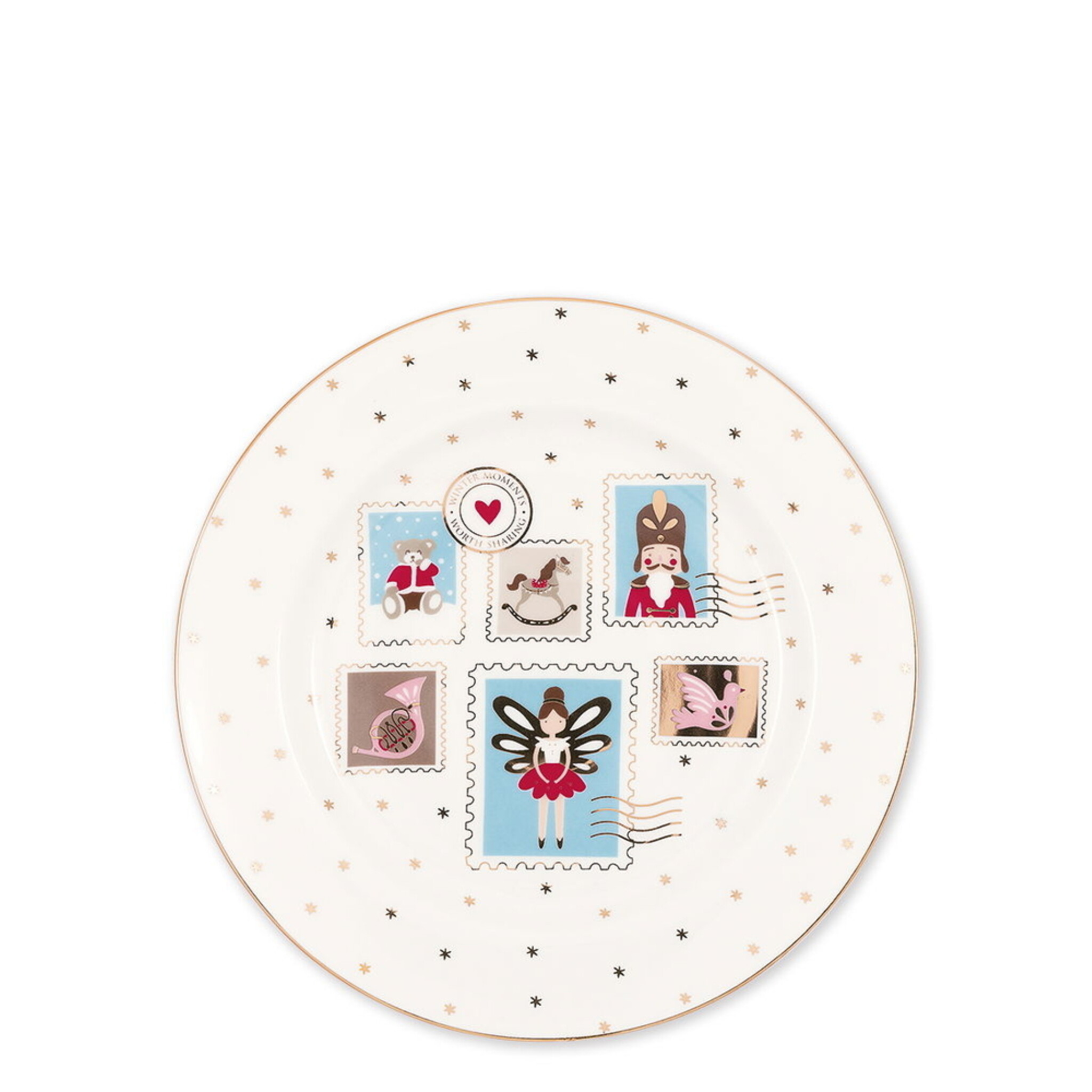 Teller Xmas Letter white, weiss