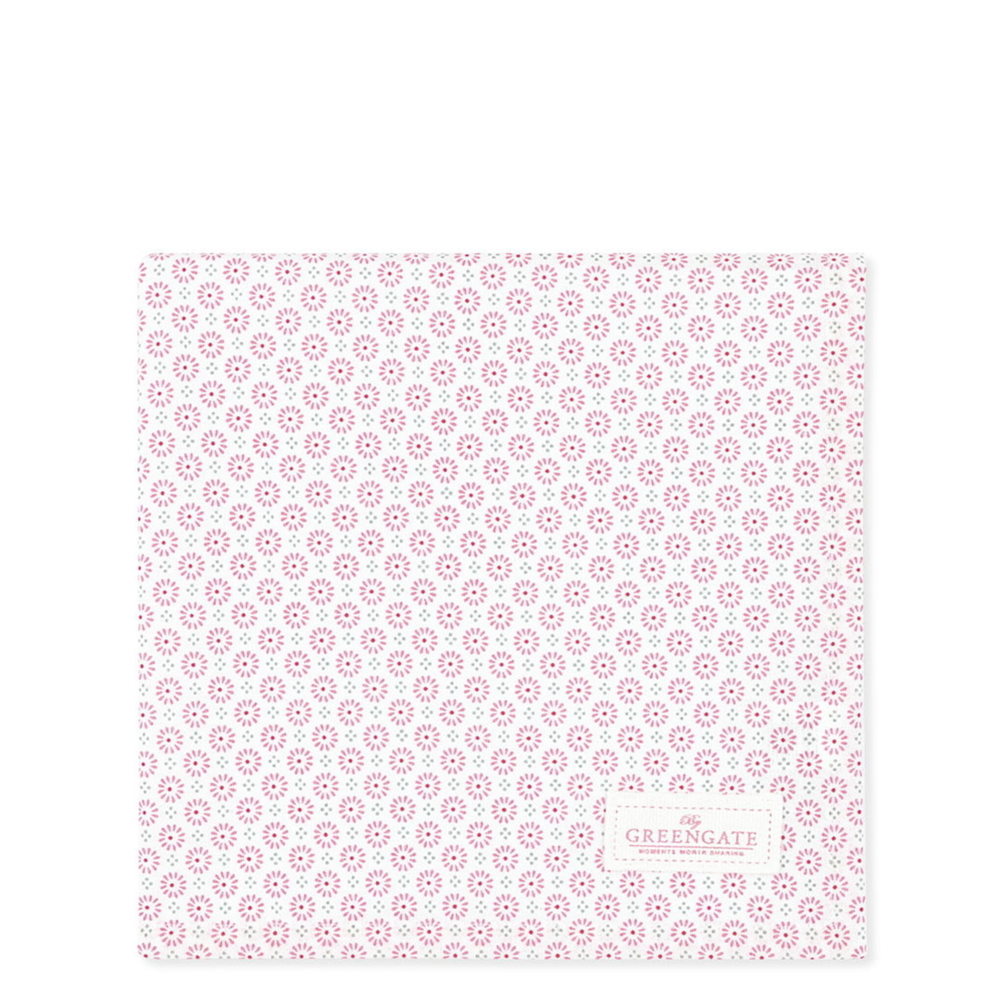 Tischdecke Narina, pale pink 100 x 100 cm