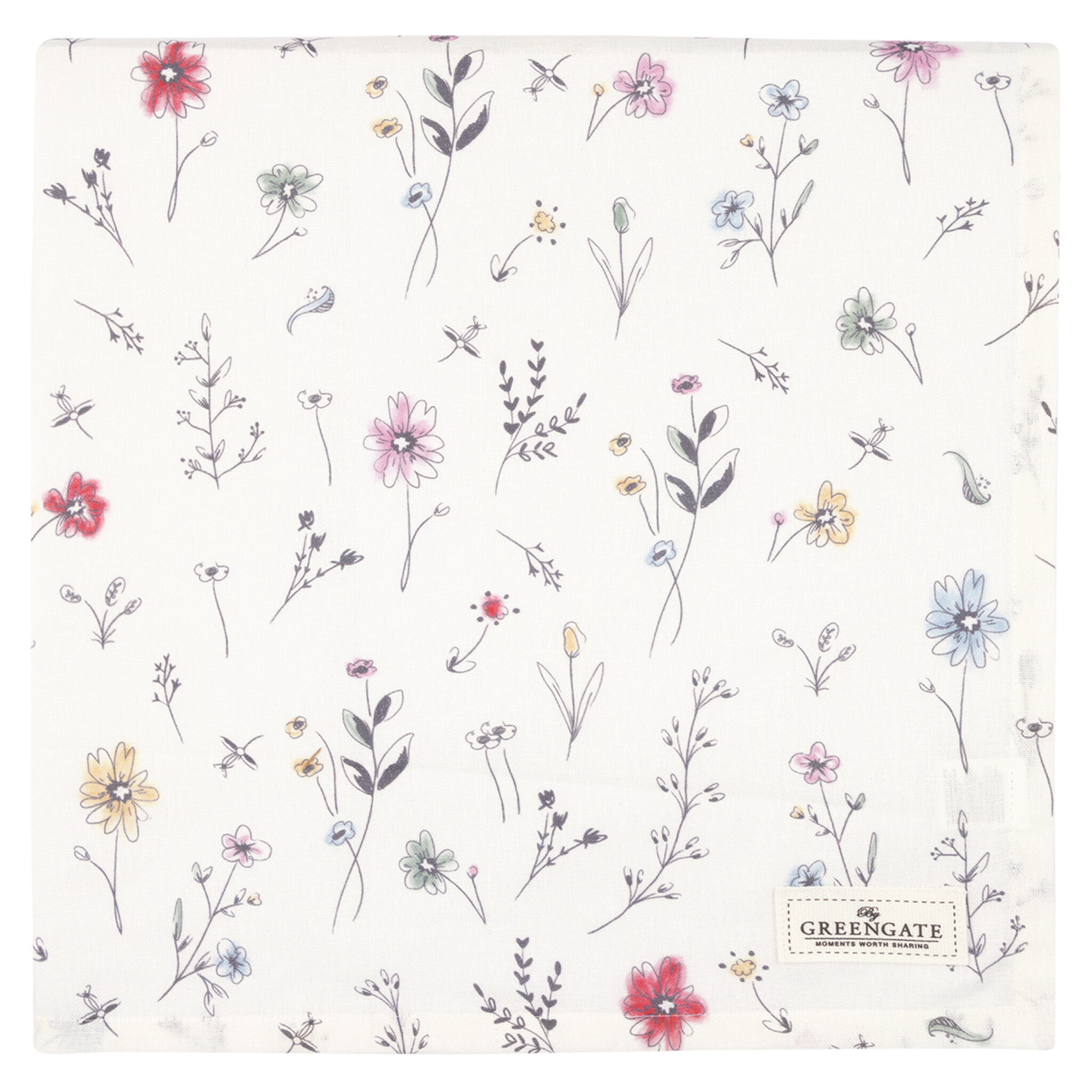 Tischdecke Venissa 150x150cm, weiss 