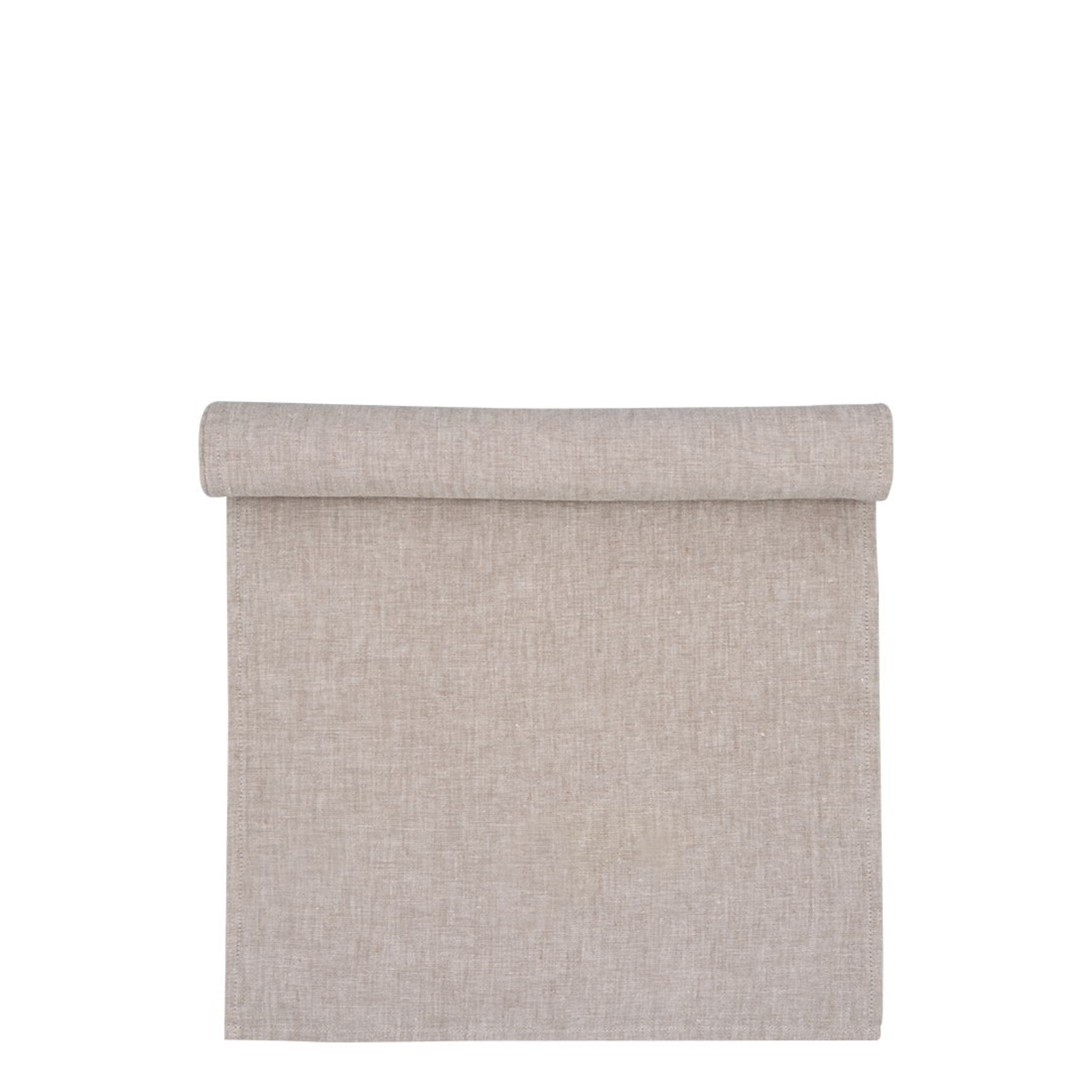 Tischläufer Leinen, beige 