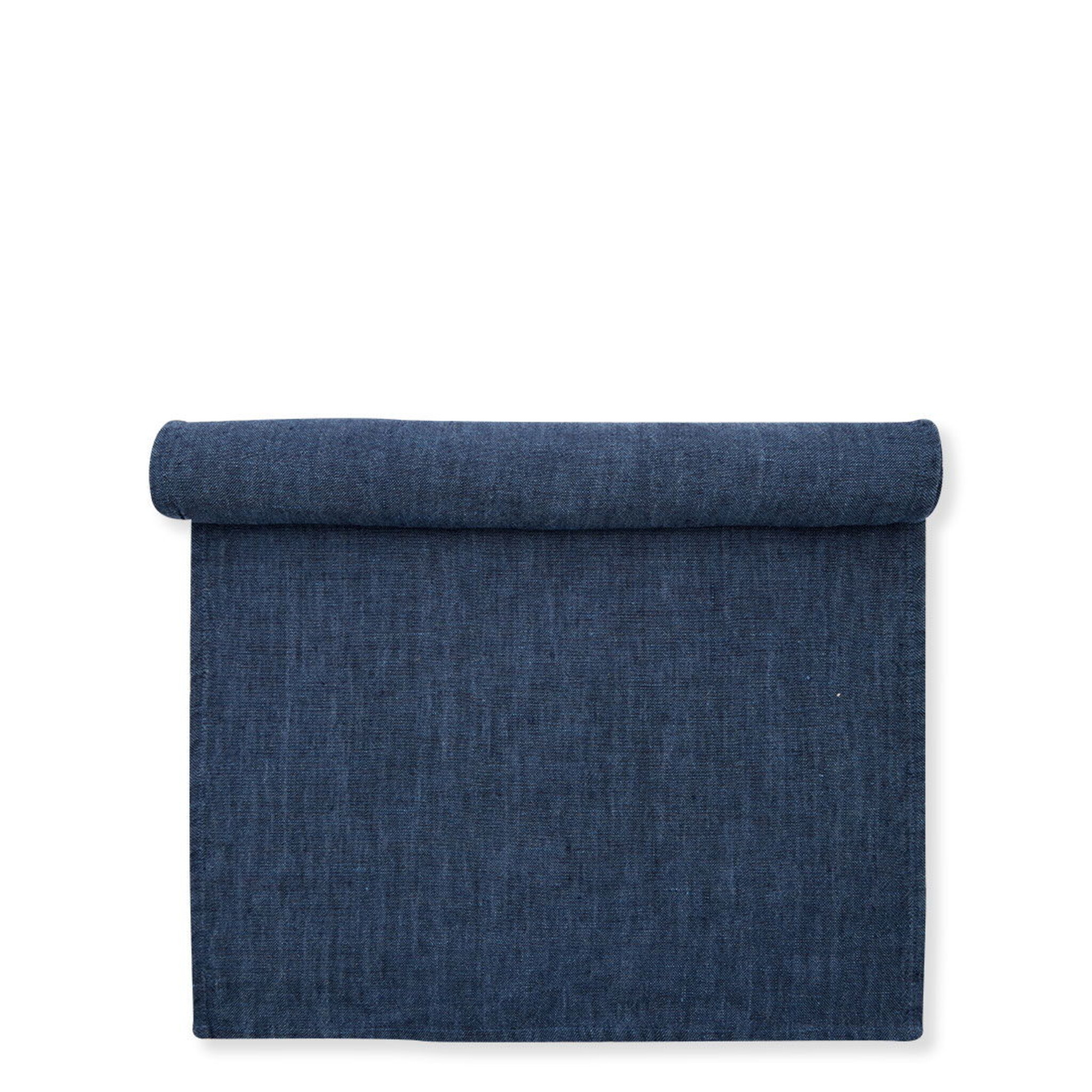 Tischläufer Leinen, ocean blue 