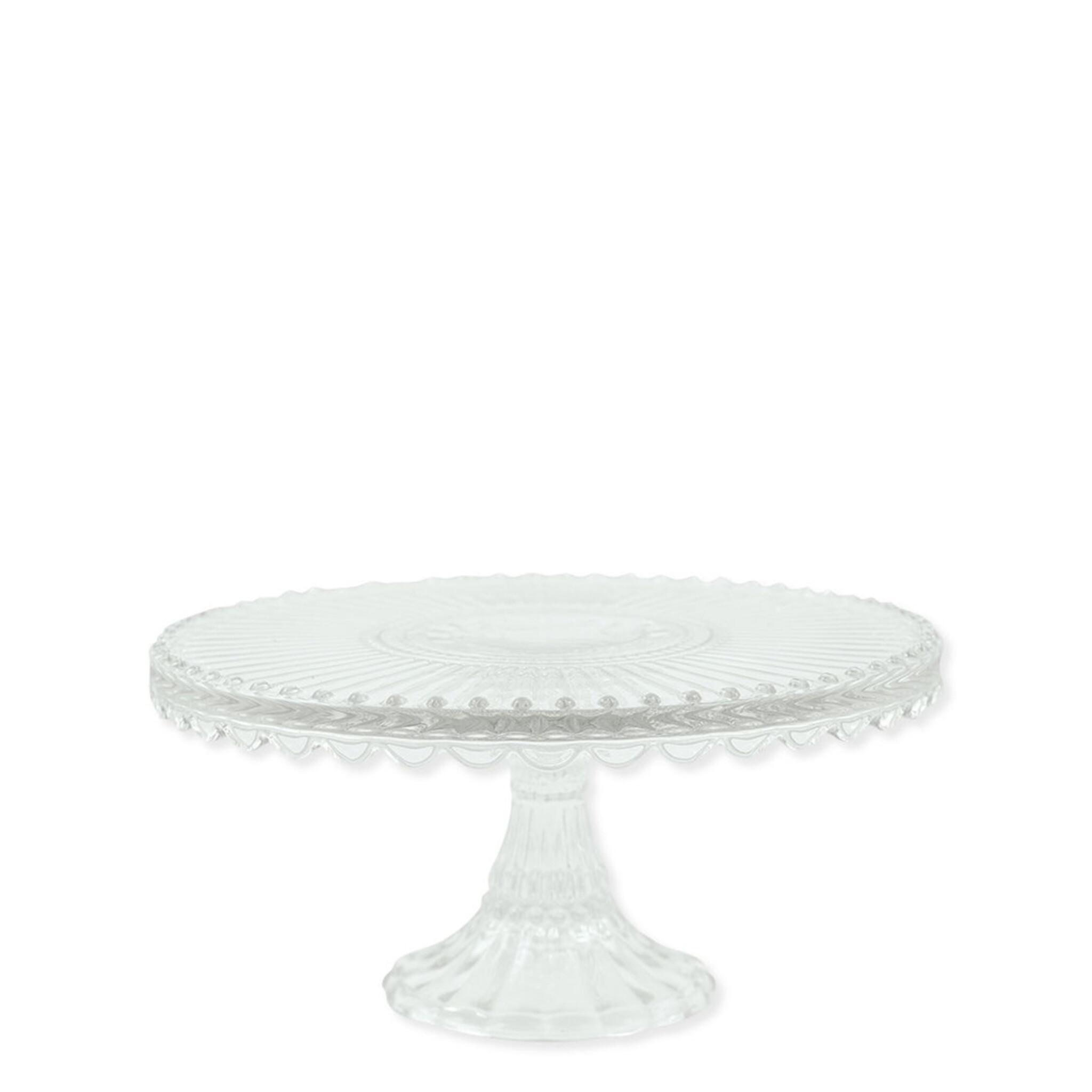 Tortenplatte Kuchenplatte aus Glas Alice, klar 