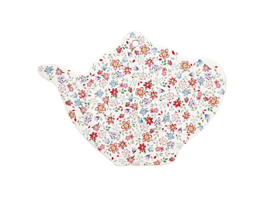 Untersetzer Clementine aus Keramik, weiss 