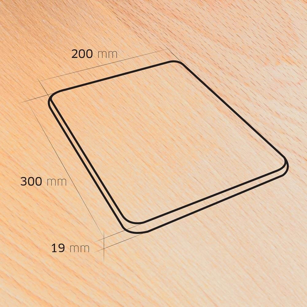 Holz Schneidebretter Buche 3er, natur 