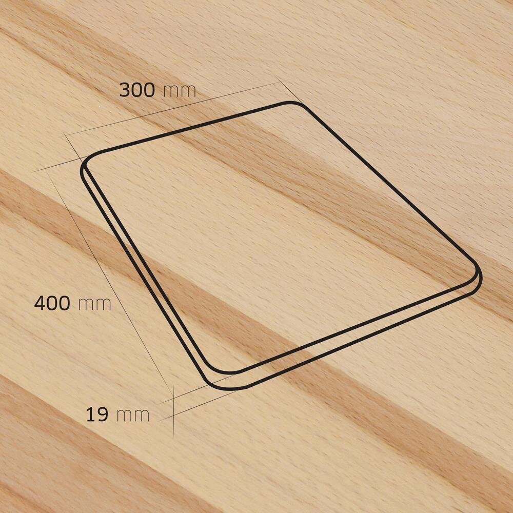 Holz Schneidebretter Buche 3er, natur 