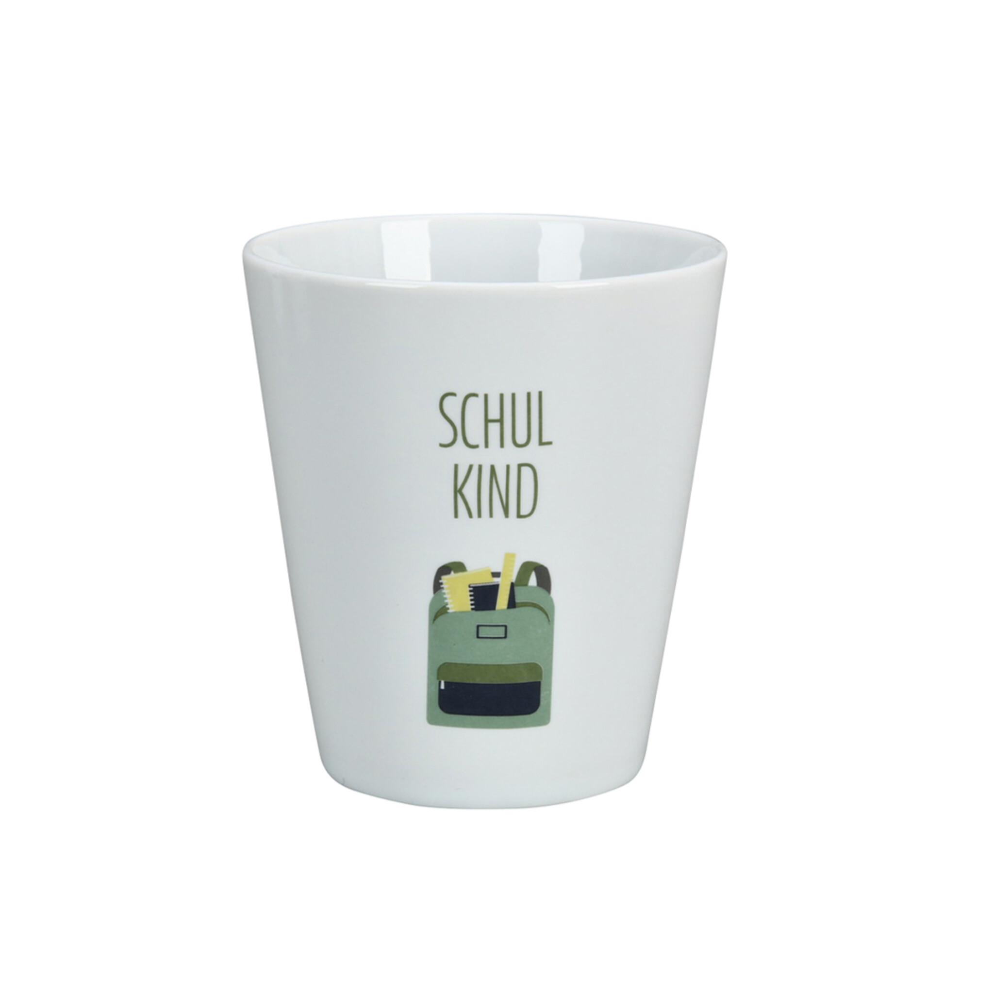 Happy Mug, Schulkind, weiss Ø 8.8, Höhe 10 cm, 330 ml