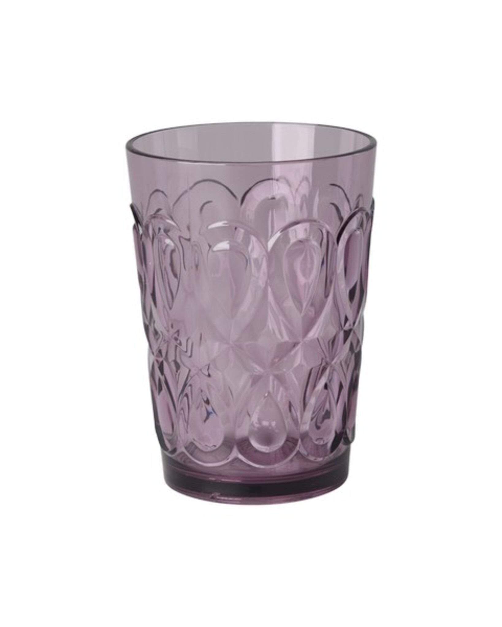 Acryl Trinkglas Swirl, lila Ø 9 cm, H:12,5 cm, 496 ml