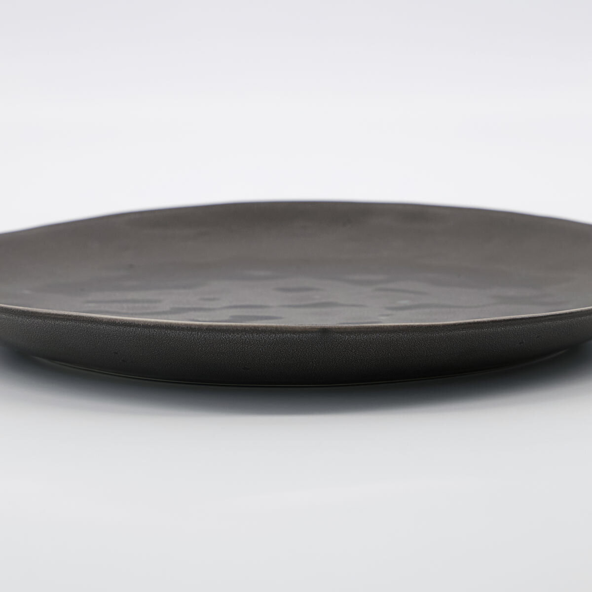 Essteller Rustic, dunkelgrau 