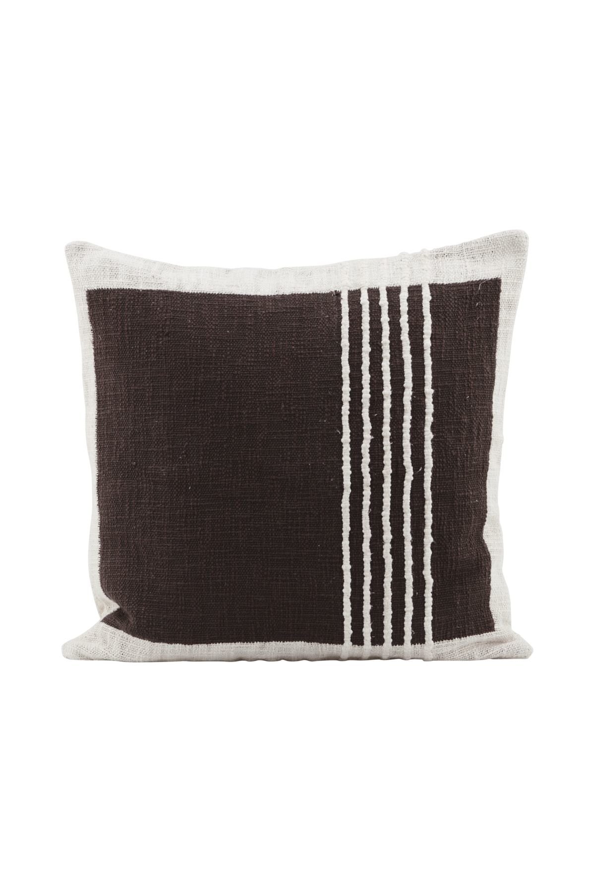 Kissenbezug Yarn Dark, braun 