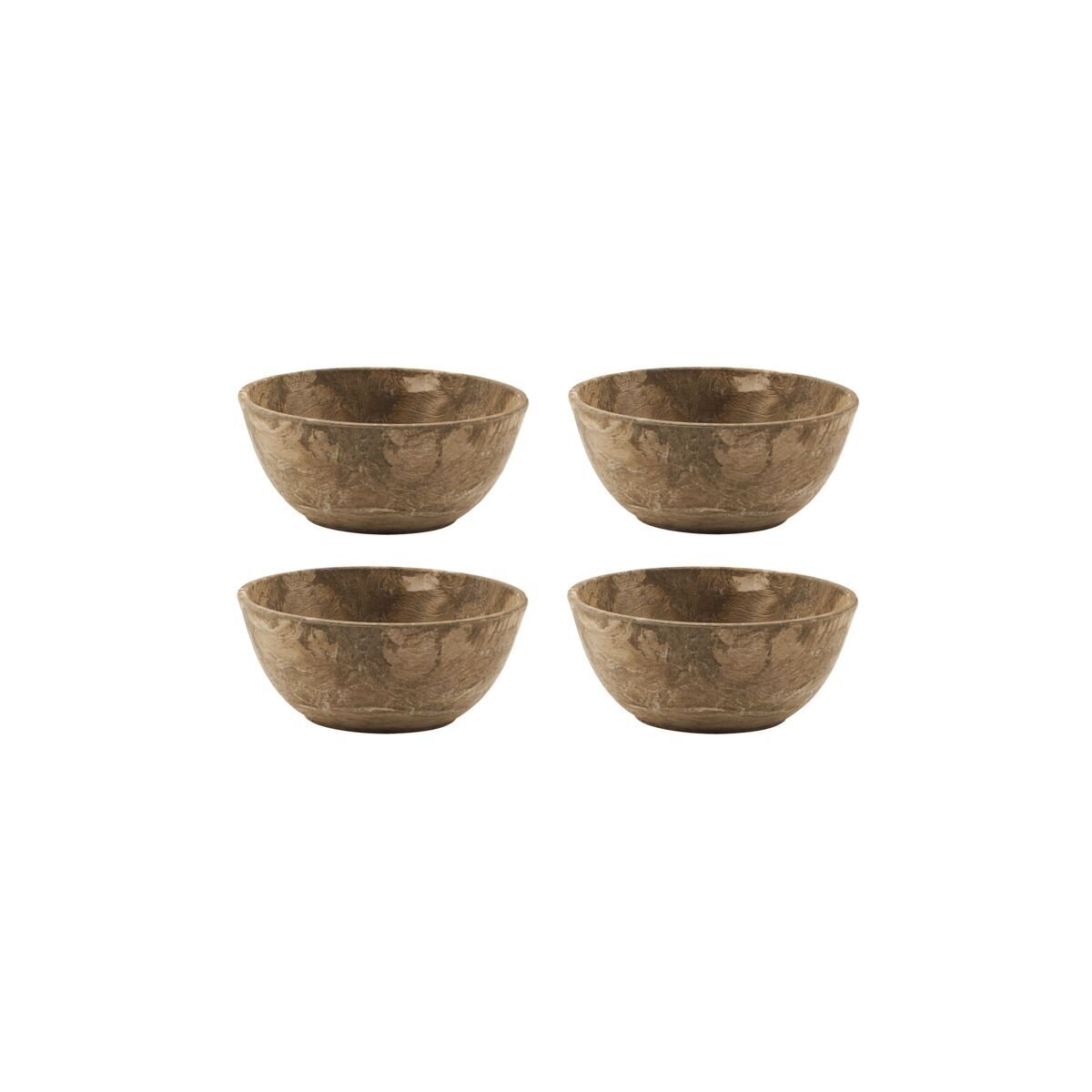 Schüssel Serveur 4er Set, gold 